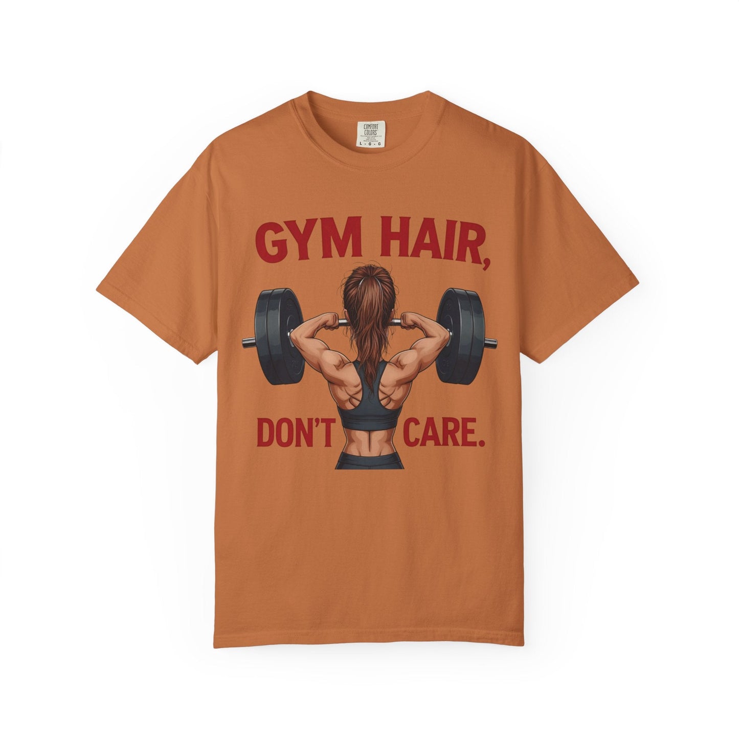 Gym Hair Don't Care T-Shirt, Unisex Workout Tee, Fitness Apparel, Activewear Gift, Casual Style Printify