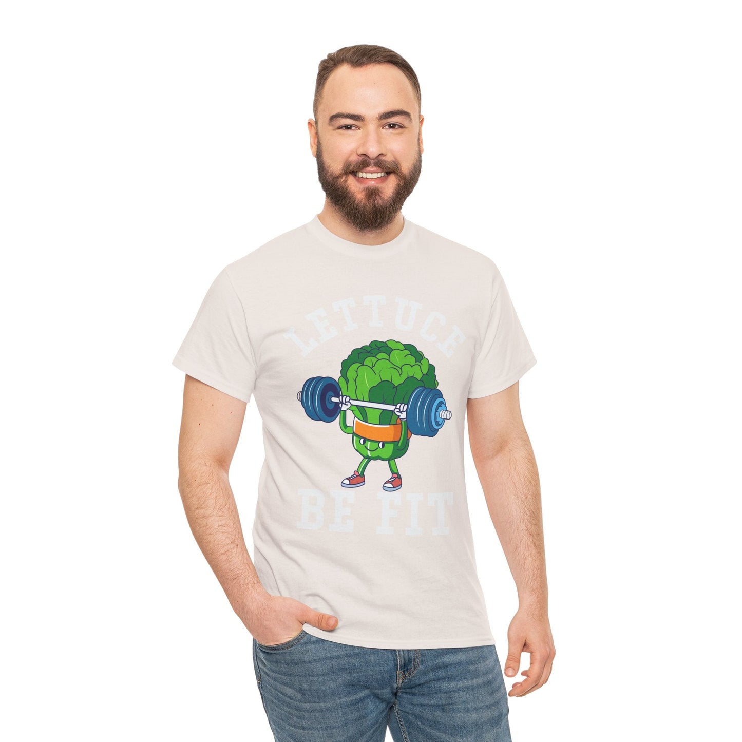Lettuce Be Fit T-Shirt | Comfortable, Cotton, Fitness Enthusiast Printify