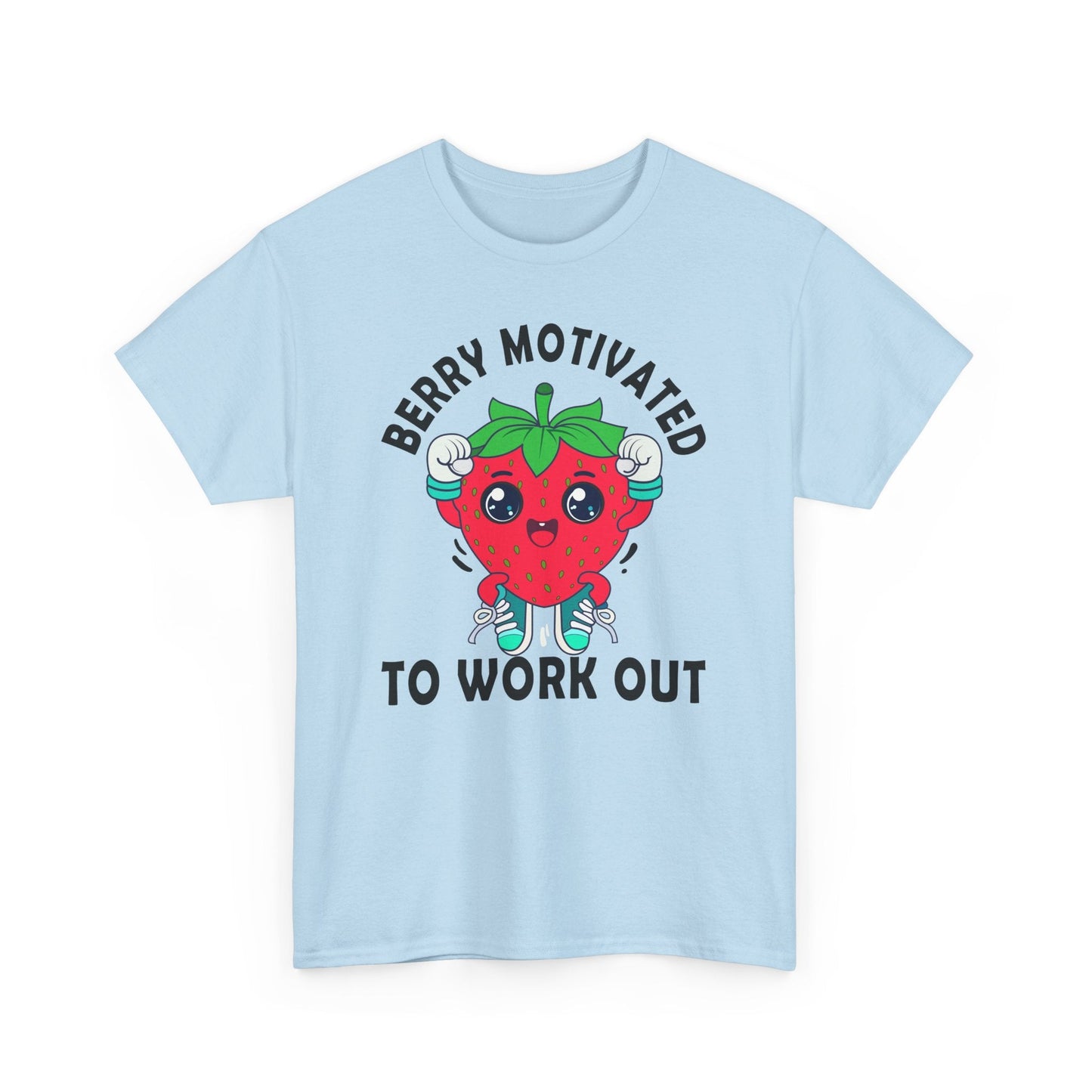 Berry Motivated To Work Out T-Shirt Printify
