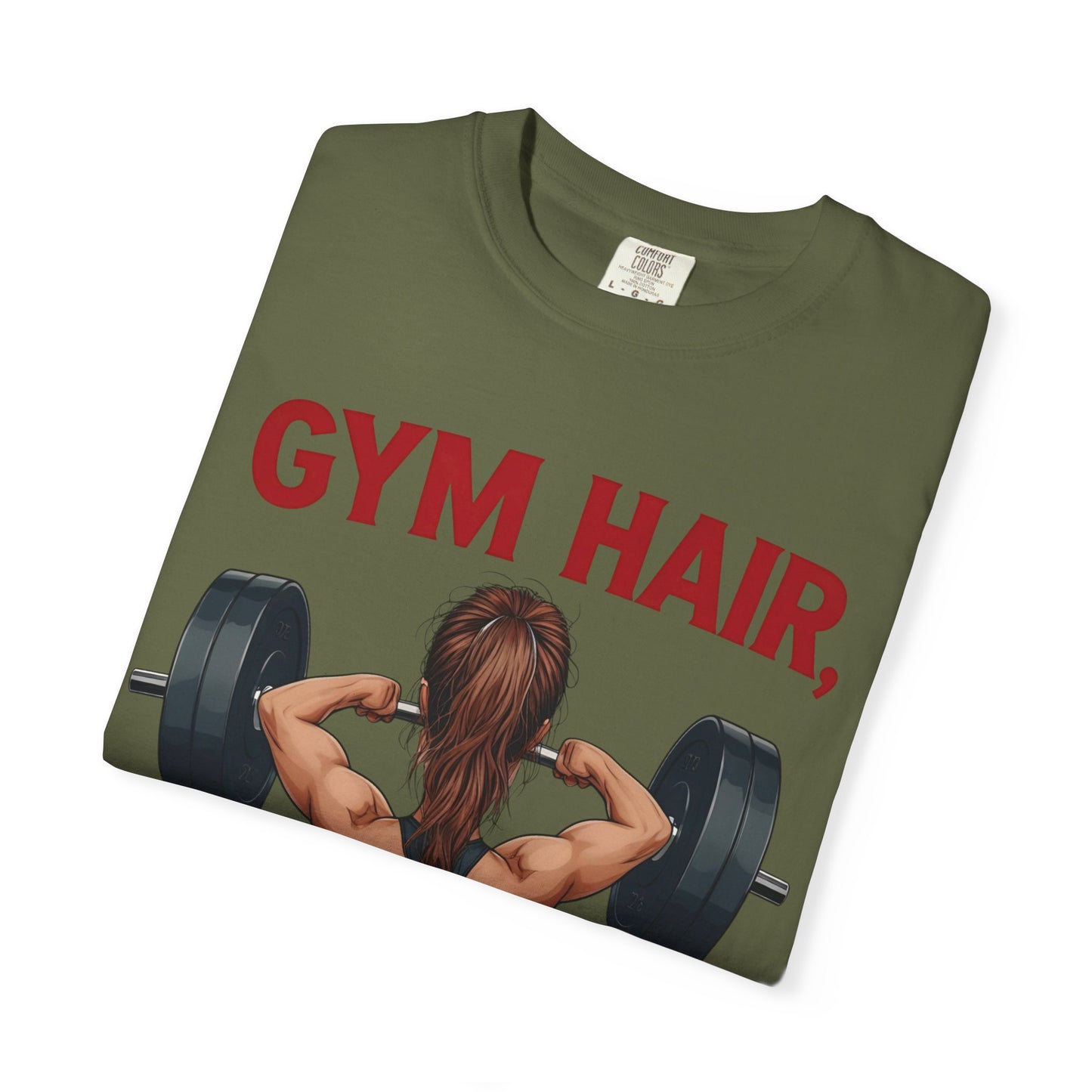 Gym Hair Don't Care T-Shirt, Unisex Workout Tee, Fitness Apparel, Activewear Gift, Casual Style