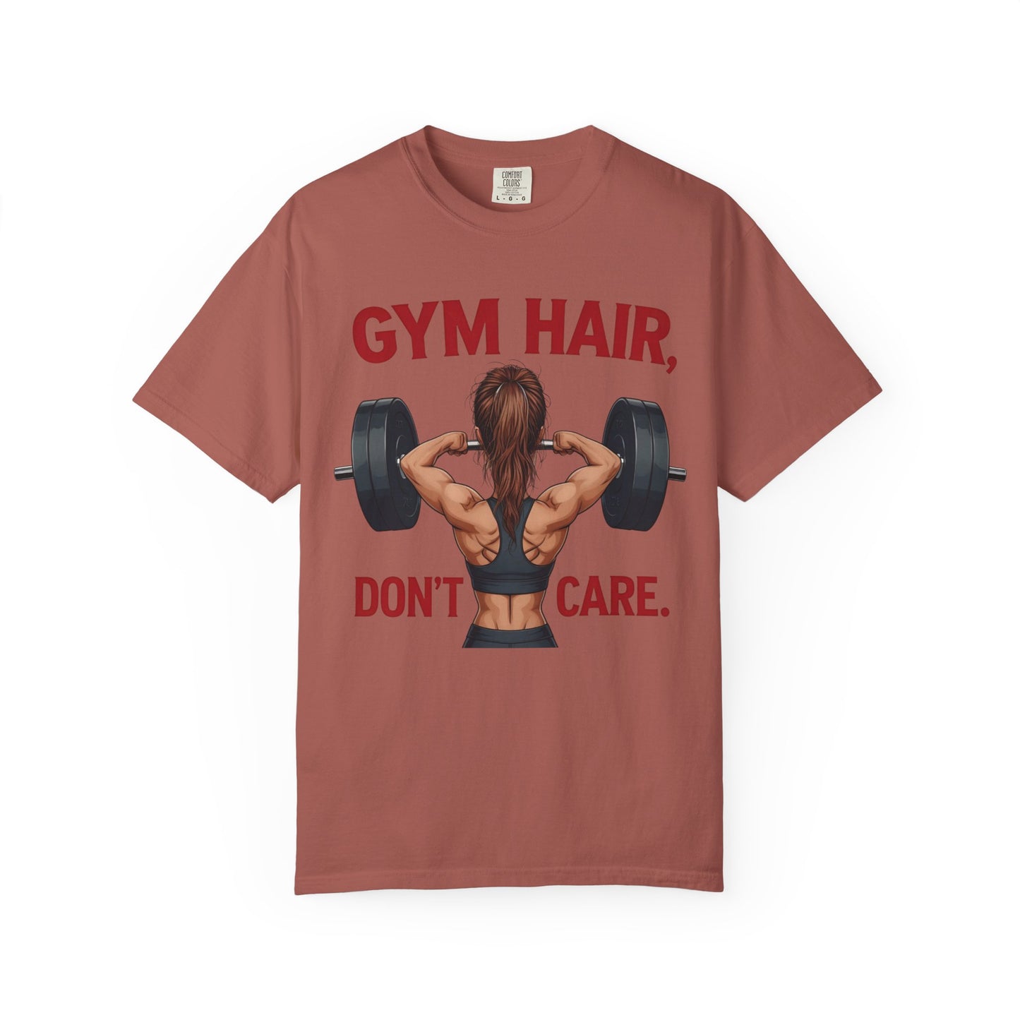 Gym Hair Don't Care T-Shirt, Unisex Workout Tee, Fitness Apparel, Activewear Gift, Casual Style