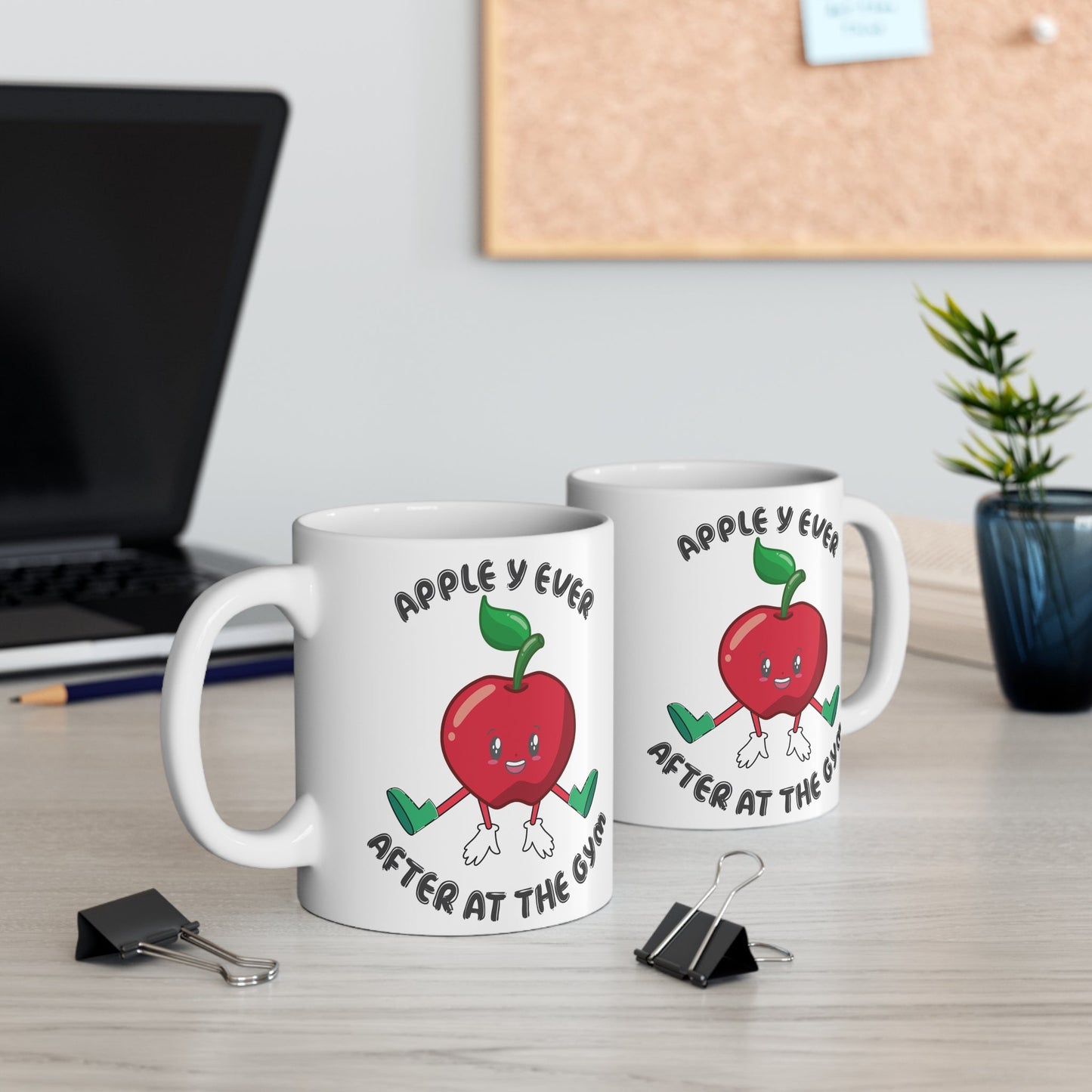 "Appley Ever After At The Gym" Mug Printify