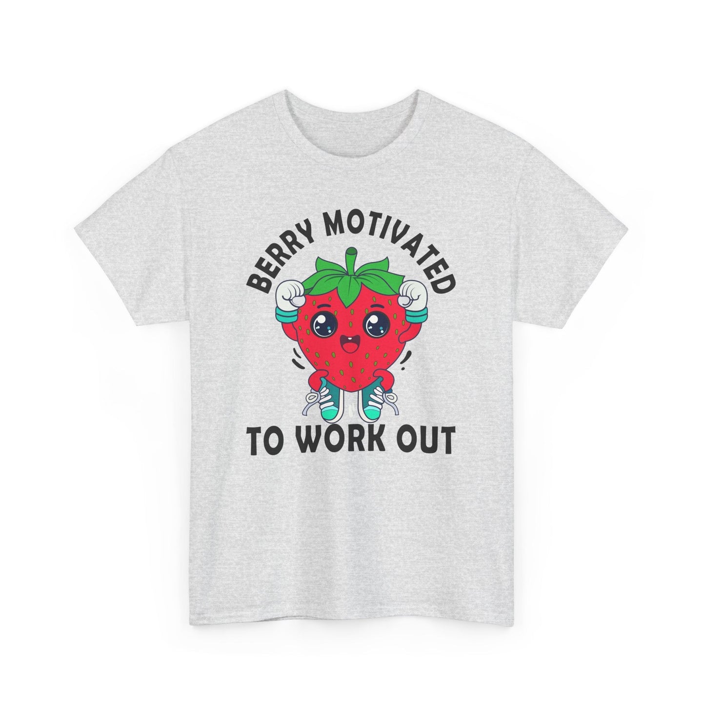 Berry Motivated To Work Out T-Shirt Printify