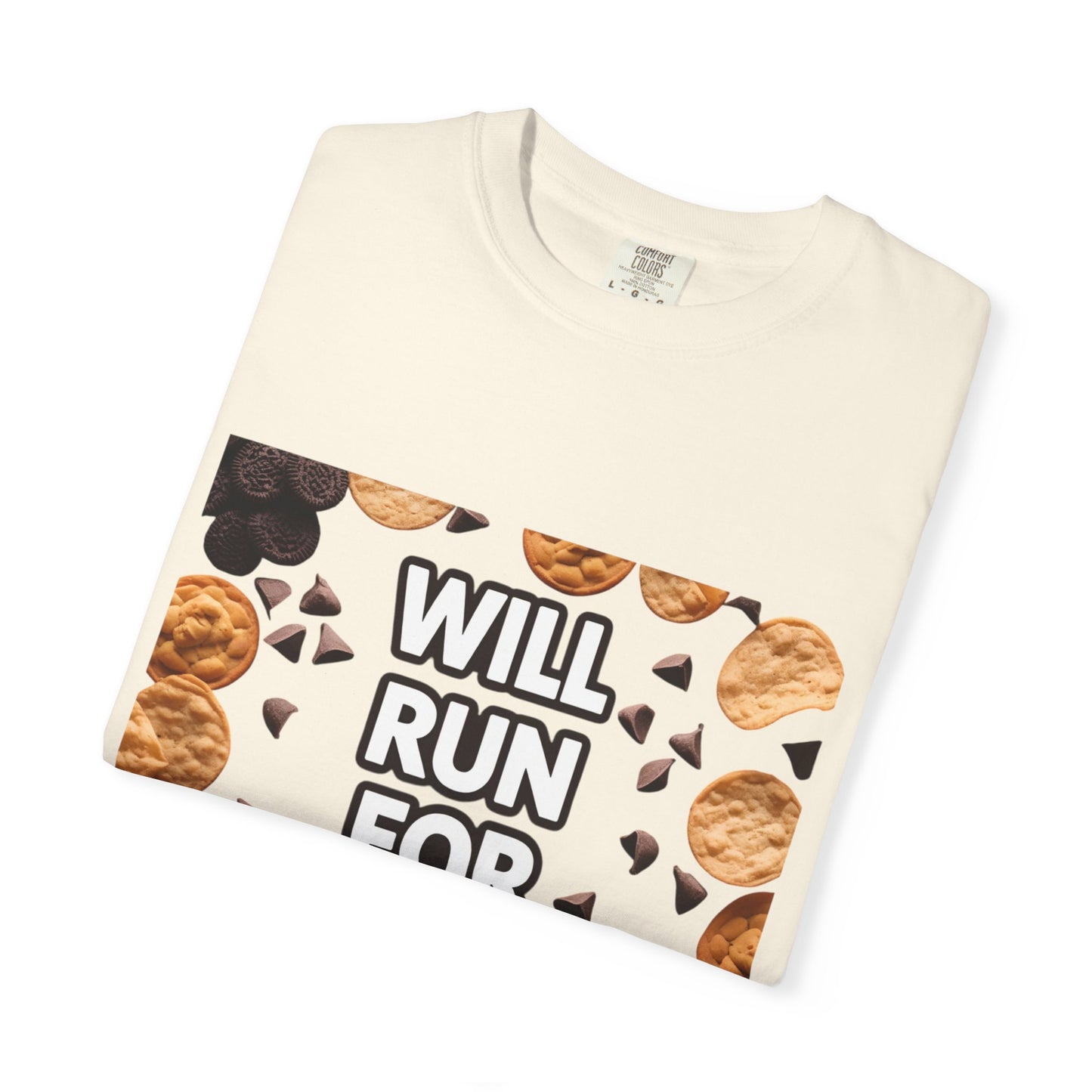 Playful Snack Lover T-Shirt, Will Run For Snacks Tee, Funny Foodie Gift, Quirky Casual Wear, Comfortable Unisex Apparel
