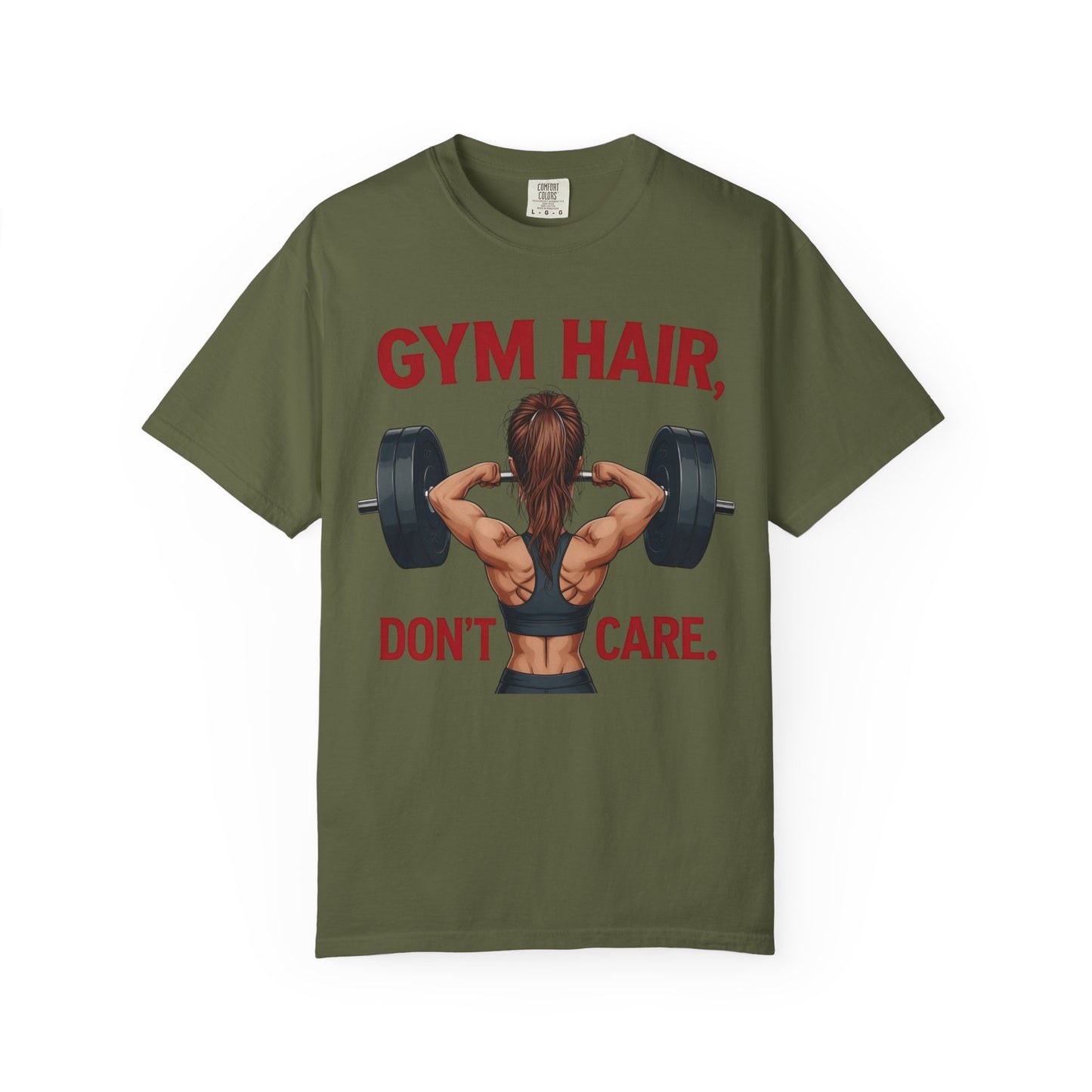 Gym Hair Don't Care T-Shirt, Unisex Workout Tee, Fitness Apparel, Activewear Gift, Casual Style