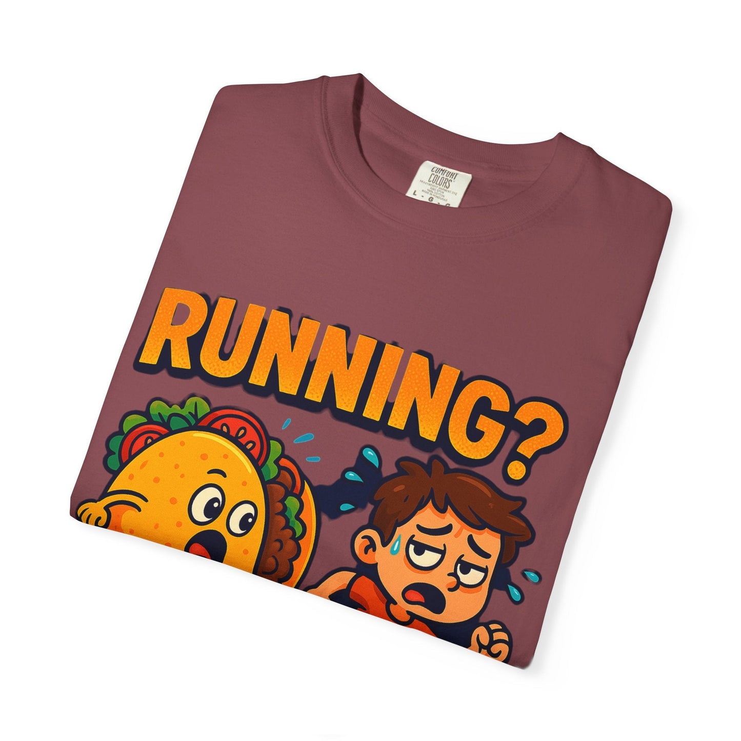 Funny Taco Chase T-Shirt, Gifts for Taco Lovers, Casual Graphic Tee, Foodie Apparel, Birthday & Taco Tuesday Shirt Printify