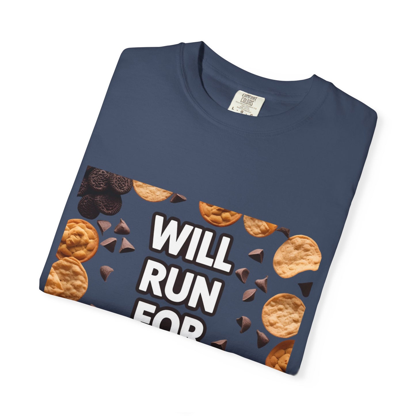 Playful Snack Lover T-Shirt, Will Run For Snacks Tee, Funny Foodie Gift, Quirky Casual Wear, Comfortable Unisex Apparel