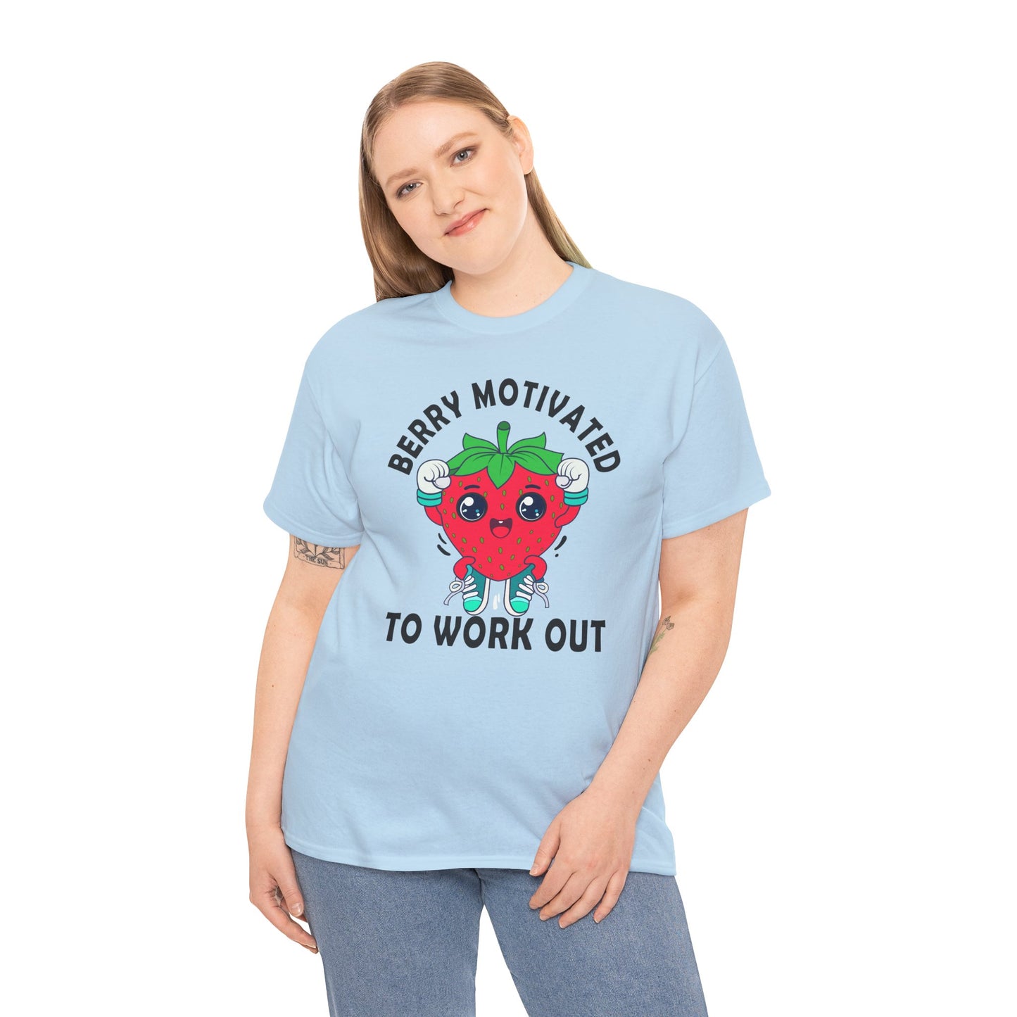 Berry Motivated To Work Out T-Shirt