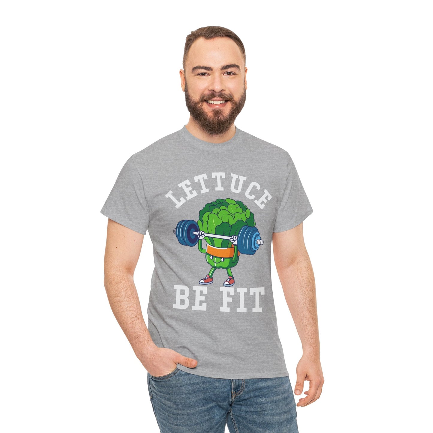 Lettuce Be Fit T-Shirt | Comfortable, Cotton, Fitness Enthusiast Printify