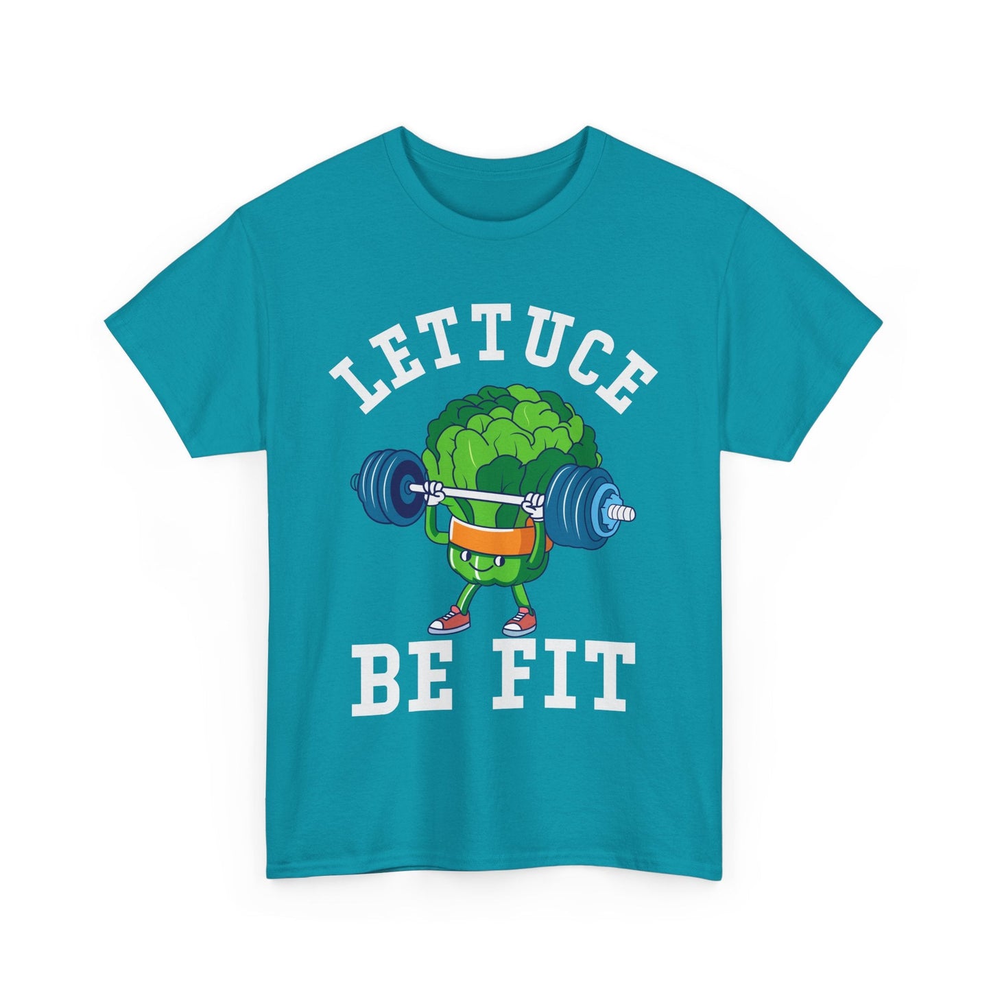 Lettuce Be Fit T-Shirt | Comfortable, Cotton, Fitness Enthusiast Printify