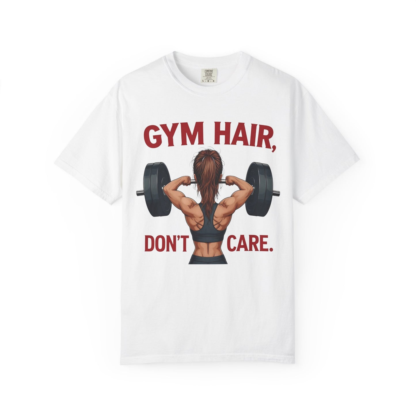 Gym Hair Don't Care T-Shirt, Unisex Workout Tee, Fitness Apparel, Activewear Gift, Casual Style