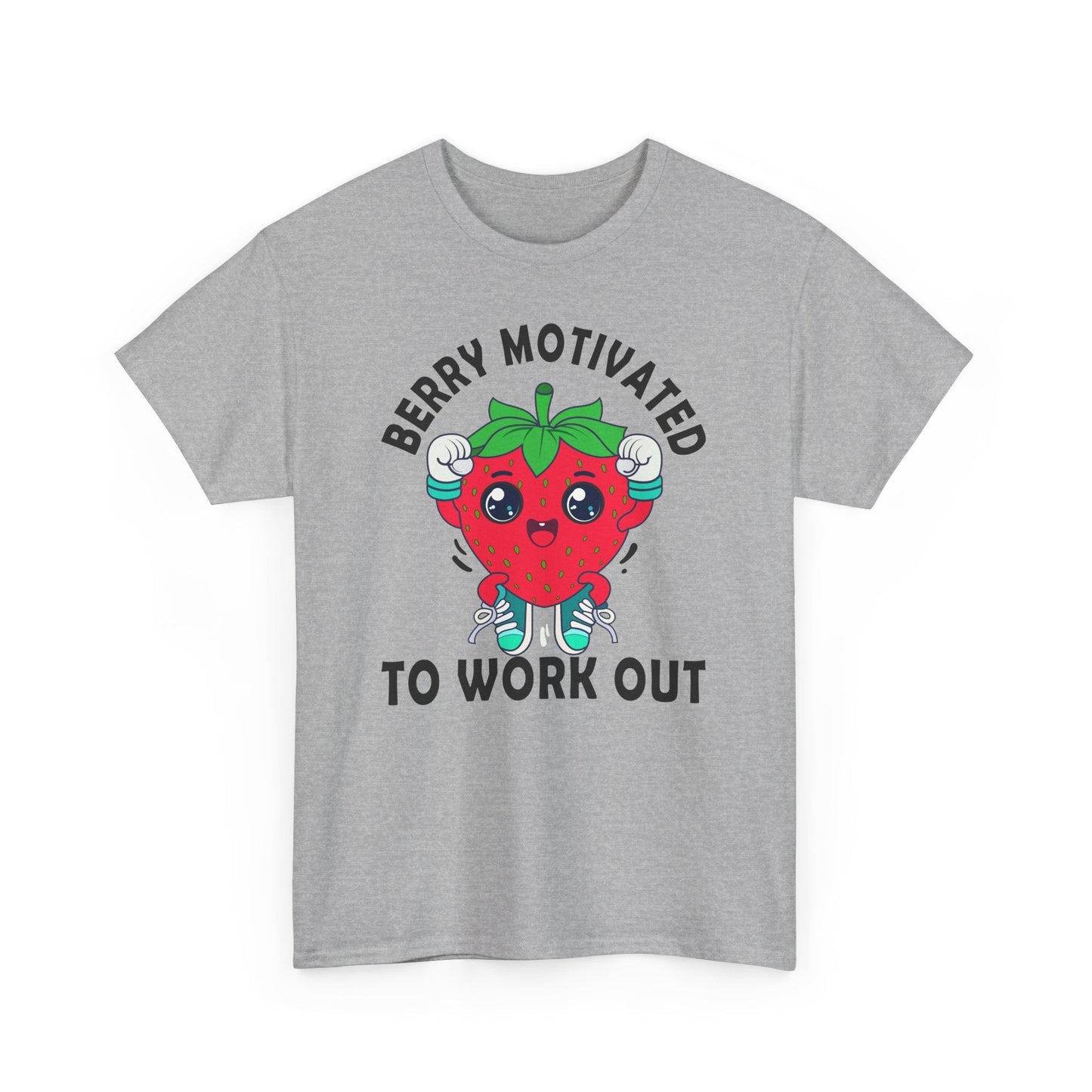 Berry Motivated To Work Out T-Shirt Printify