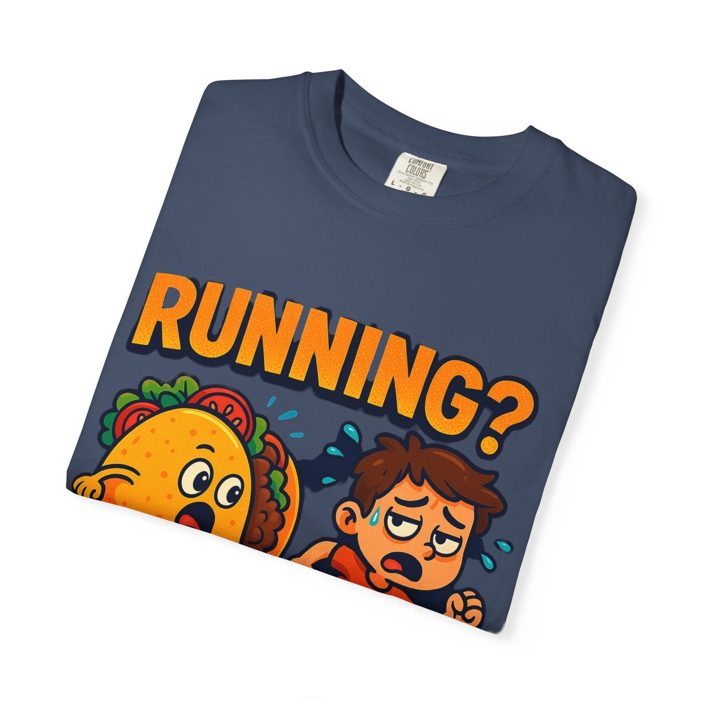 Funny Taco Chase T-Shirt, Gifts for Taco Lovers, Casual Graphic Tee, Foodie Apparel, Birthday & Taco Tuesday Shirt Printify