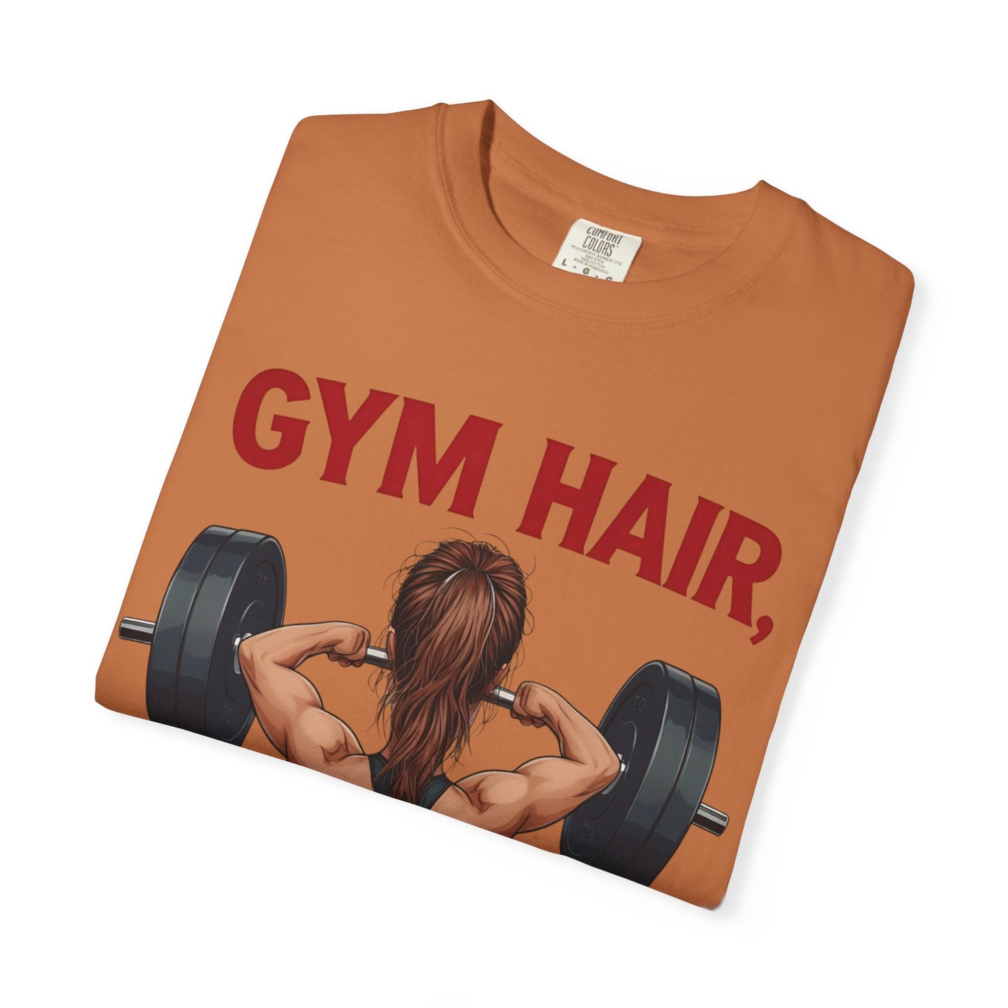 Gym Hair Don't Care T-Shirt, Unisex Workout Tee, Fitness Apparel, Activewear Gift, Casual Style