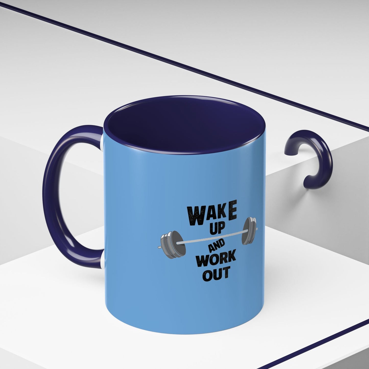Wake Up and Work Out - Coffee Mug, Workout Enthusiasts Printify