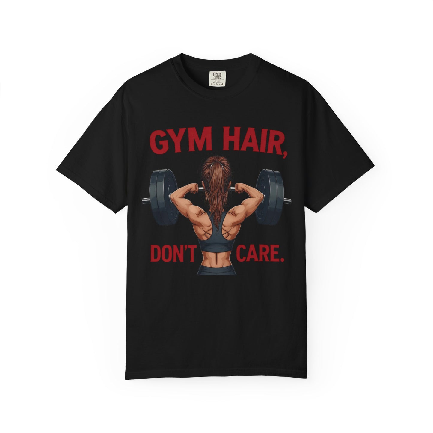 Gym Hair Don't Care T-Shirt, Unisex Workout Tee, Fitness Apparel, Activewear Gift, Casual Style