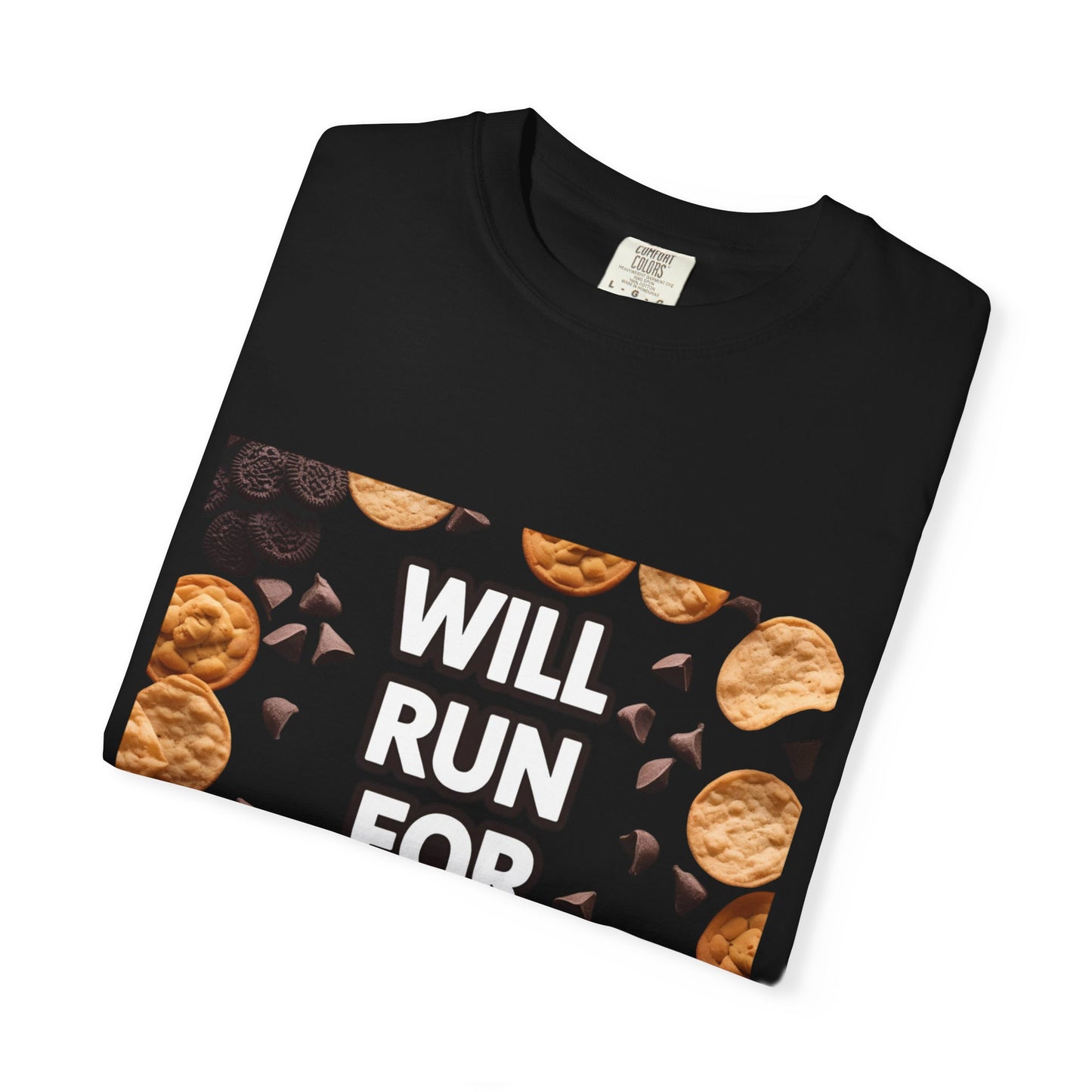 Playful Snack Lover T-Shirt, Will Run For Snacks Tee, Funny Foodie Gift, Quirky Casual Wear, Comfortable Unisex Apparel