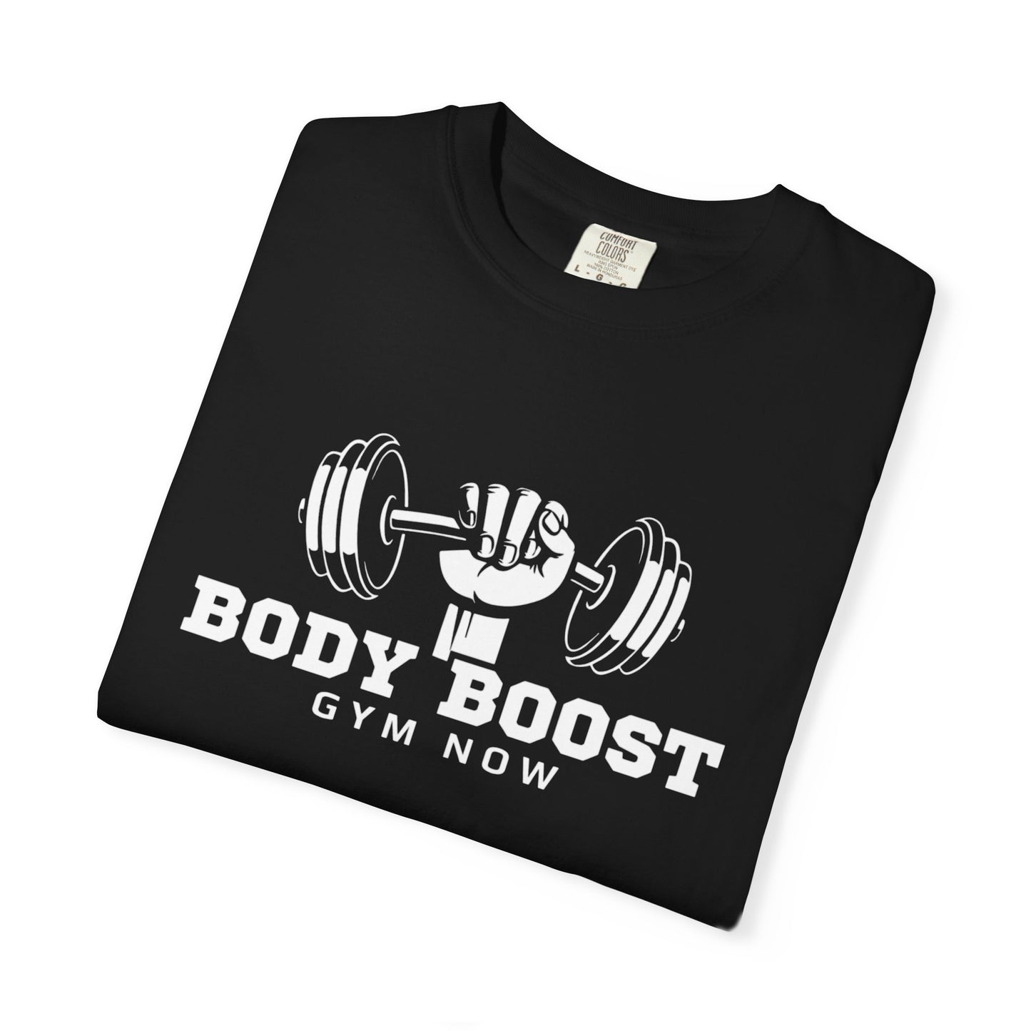 Body Boost Gym T-shirt, Workout Tee, Fitness Apparel, Gift for Gym Lovers, Motivational Shirt, Unisex Activewear