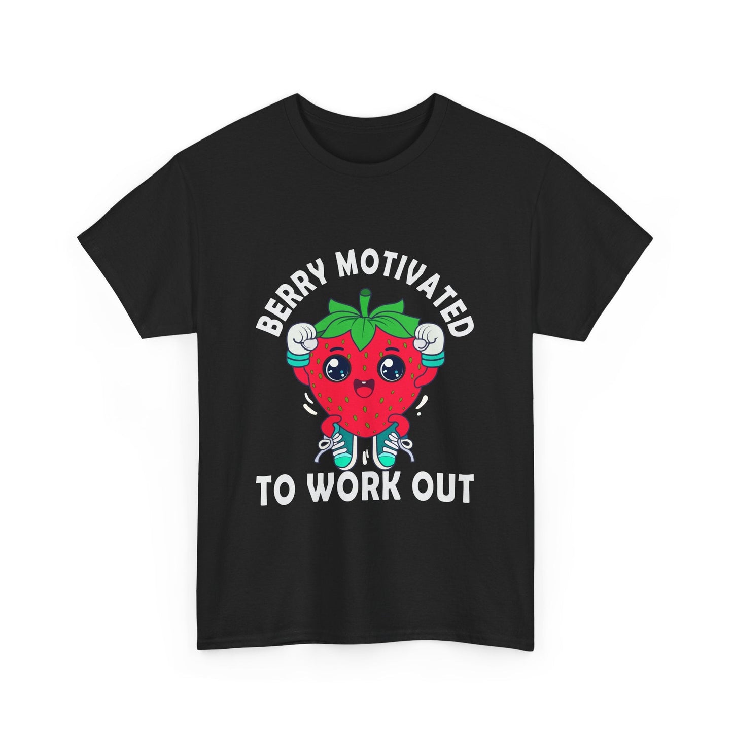 Berry Motivated To Work Out T-Shirt Printify