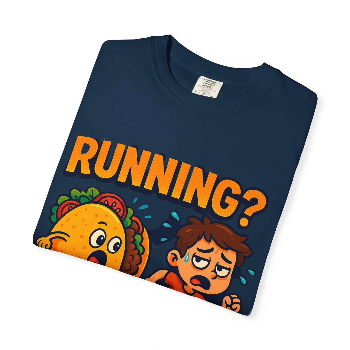 Funny Taco Chase T-Shirt, Gifts for Taco Lovers, Casual Graphic Tee, Foodie Apparel, Birthday & Taco Tuesday Shirt Printify