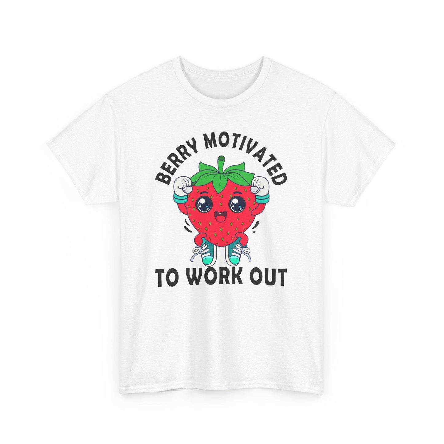 Berry Motivated To Work Out T-Shirt Printify
