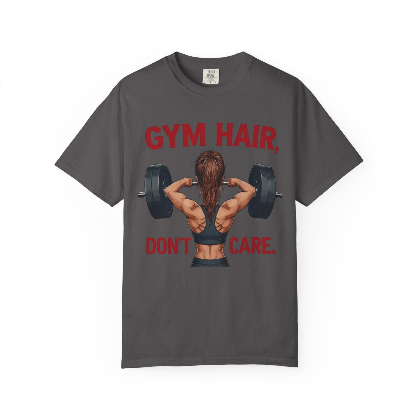 Gym Hair Don't Care T-Shirt, Unisex Workout Tee, Fitness Apparel, Activewear Gift, Casual Style Printify