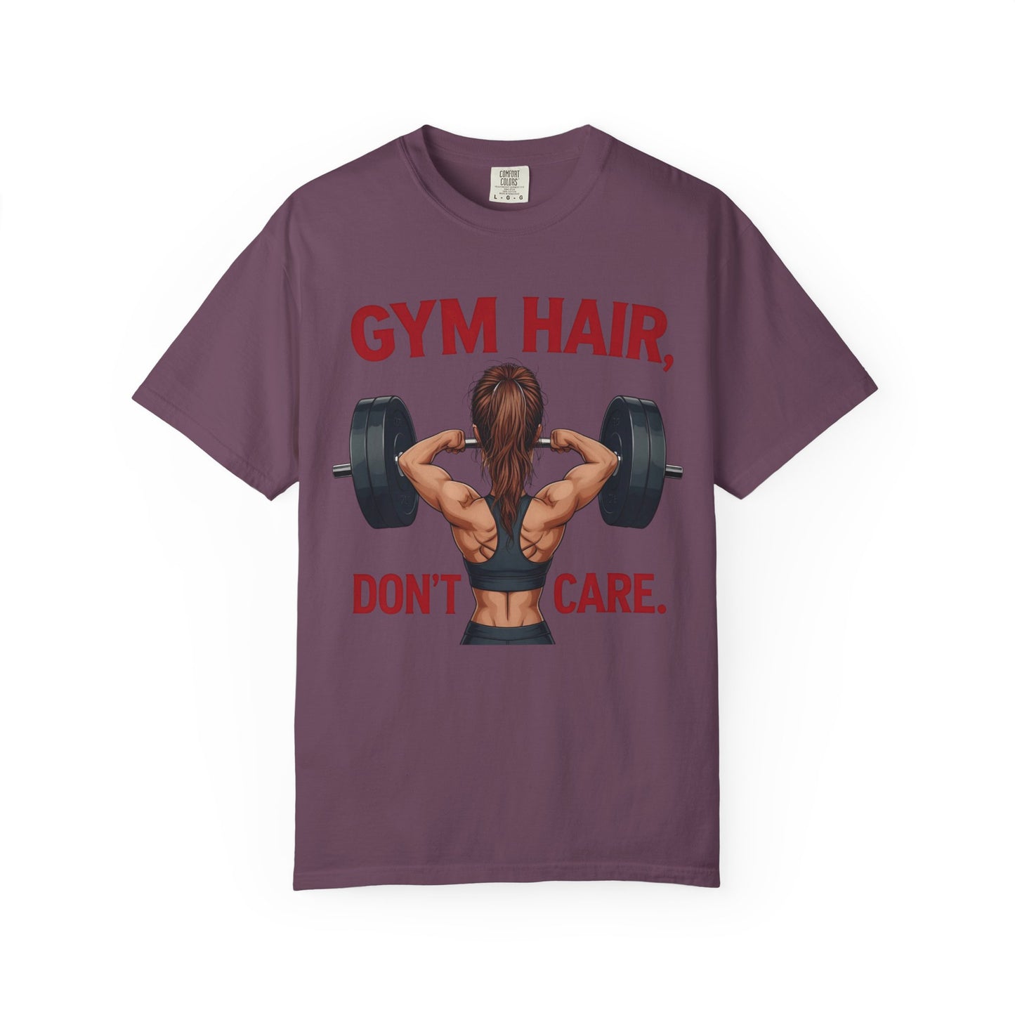 Gym Hair Don't Care T-Shirt, Unisex Workout Tee, Fitness Apparel, Activewear Gift, Casual Style
