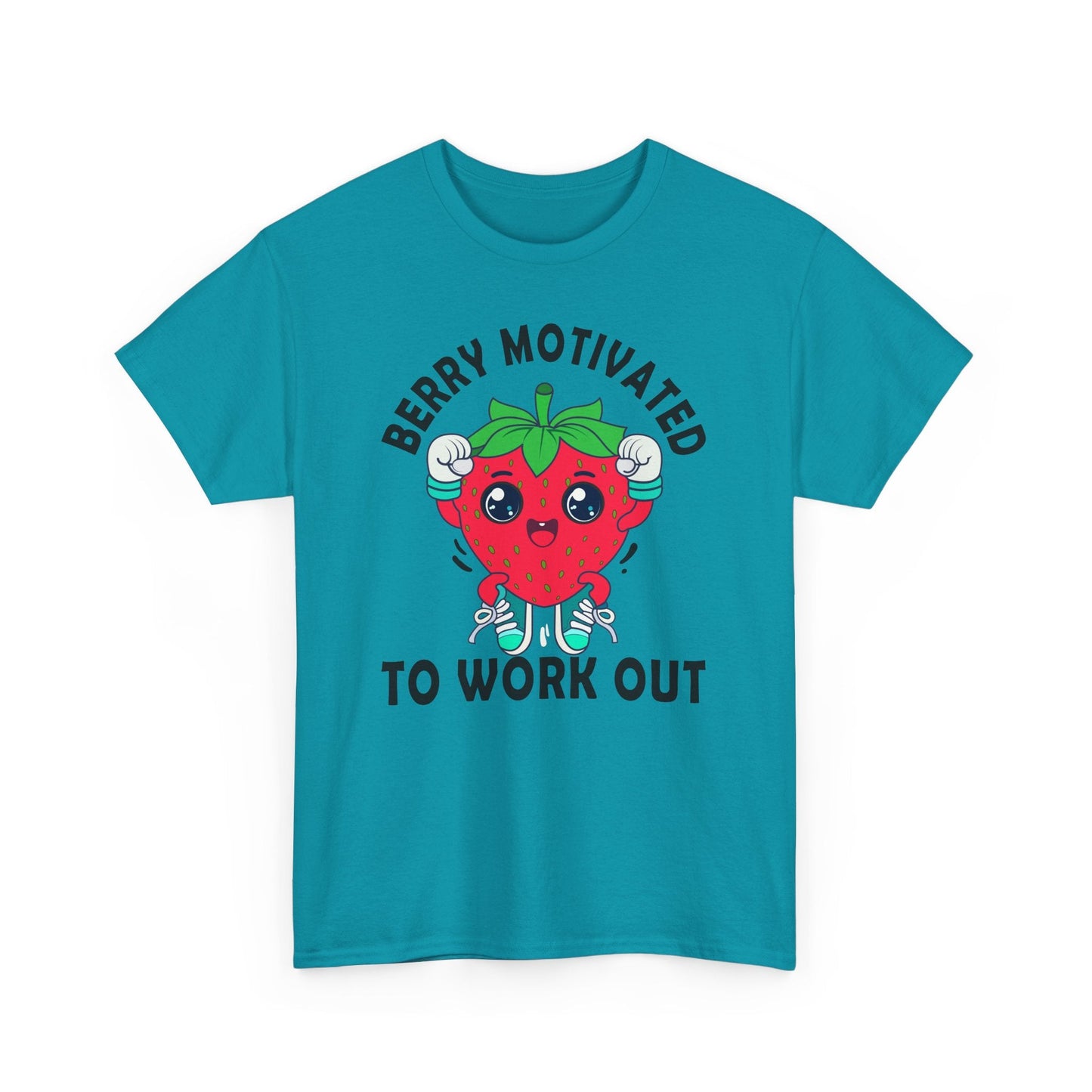 Berry Motivated To Work Out T-Shirt Printify