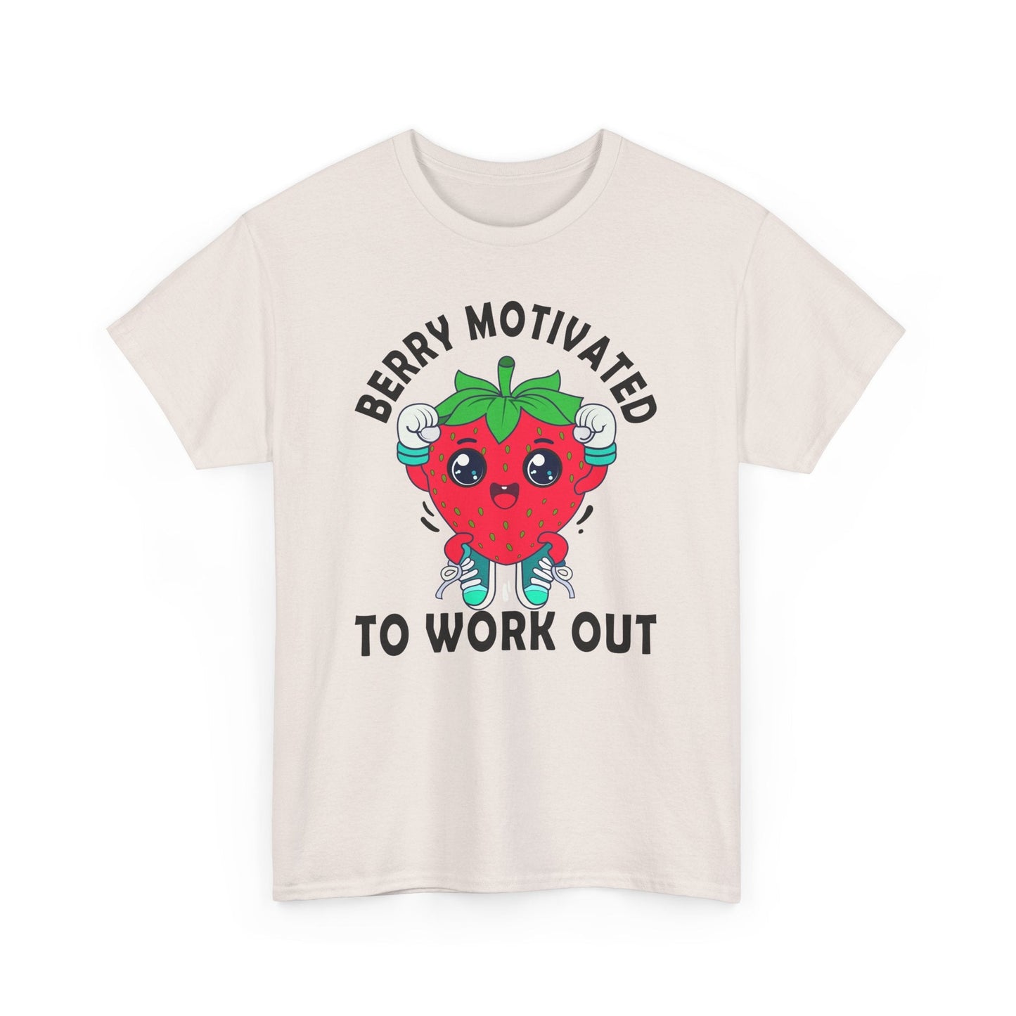 Berry Motivated To Work Out T-Shirt Printify