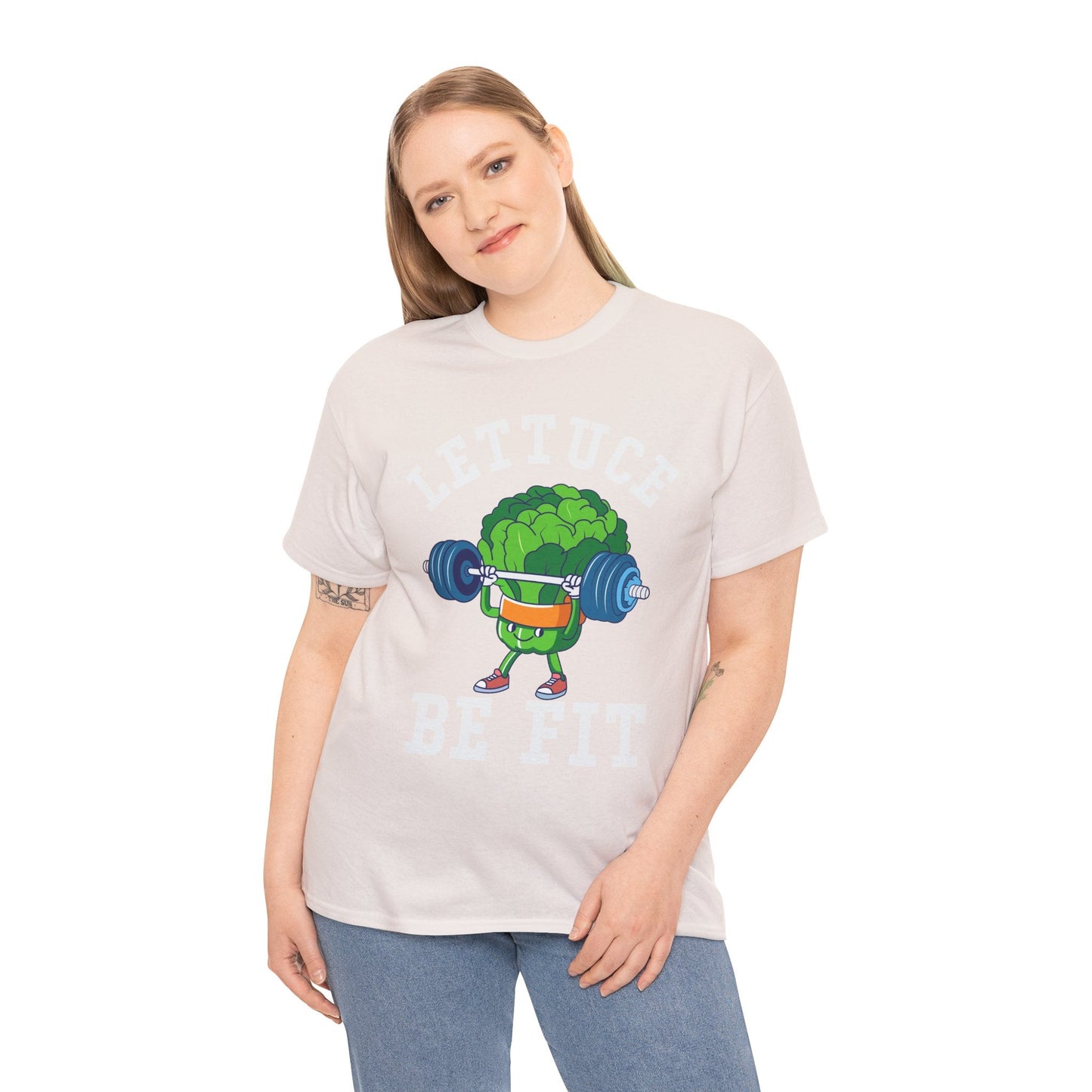 Lettuce Be Fit T-Shirt | Comfortable, Cotton, Fitness Enthusiast Printify
