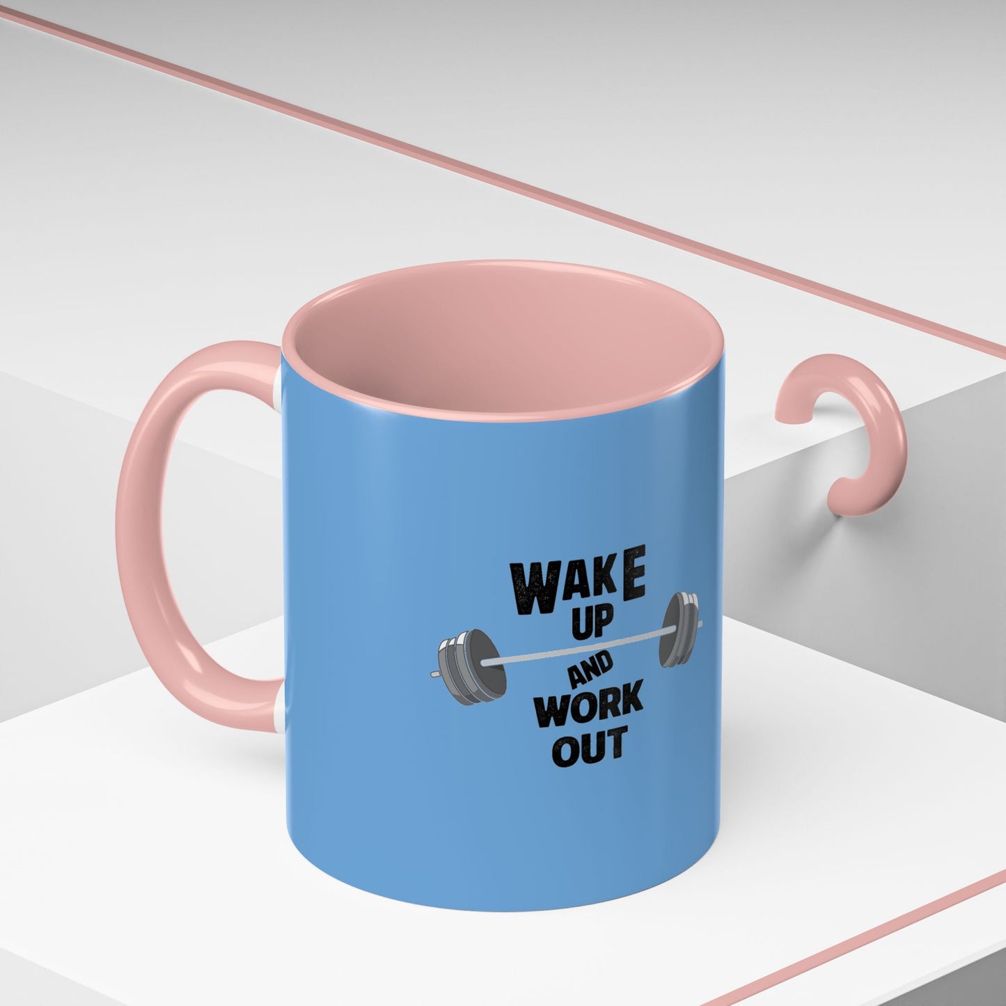 Wake Up and Work Out - Coffee Mug, Workout Enthusiasts Printify