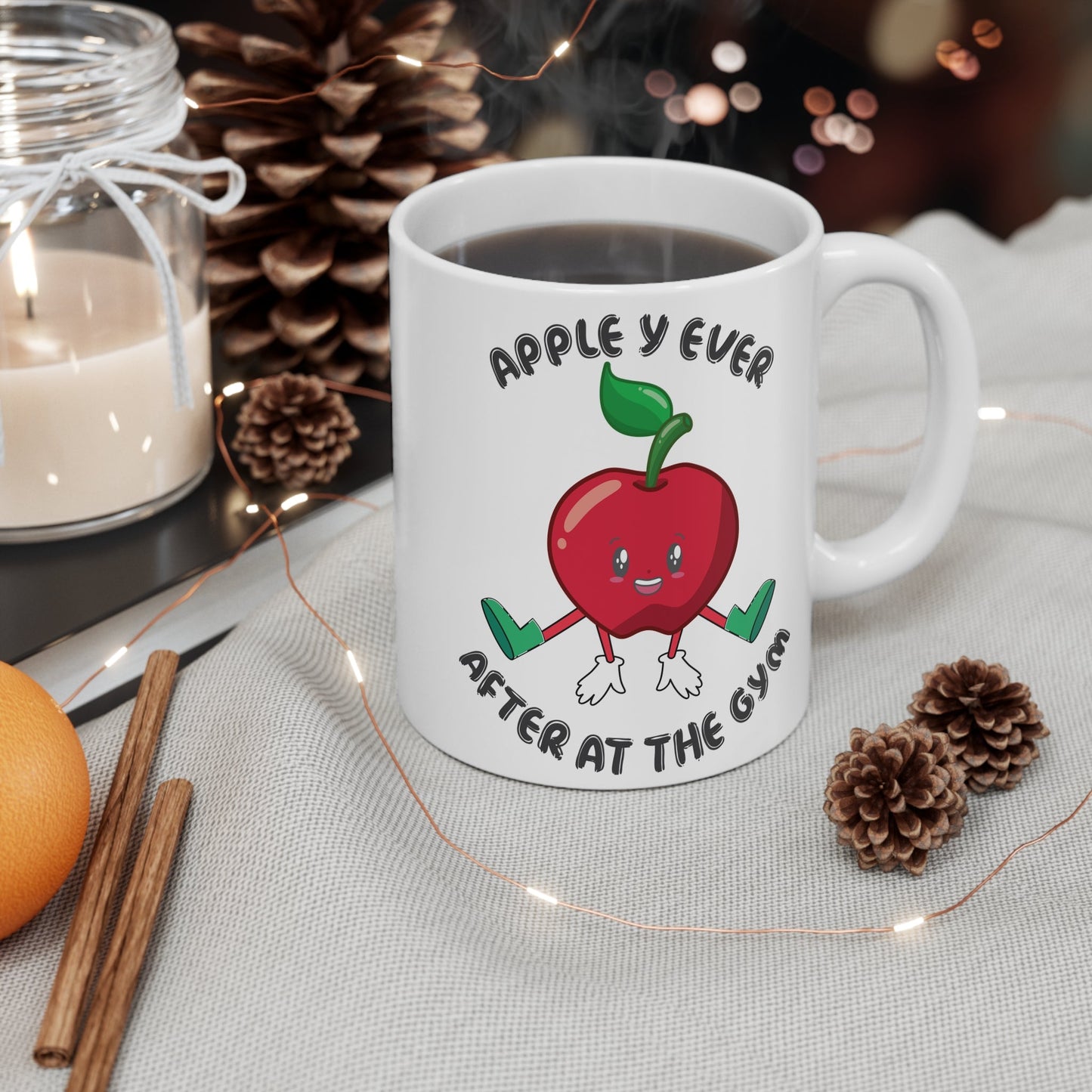 "Appley Ever After At The Gym" Mug Printify