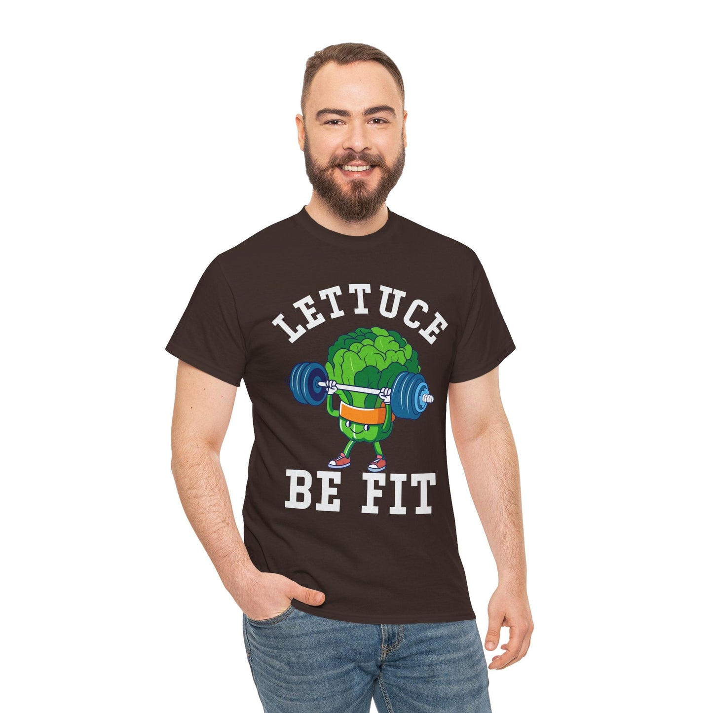 Lettuce Be Fit T-Shirt | Comfortable, Cotton, Fitness Enthusiast Printify