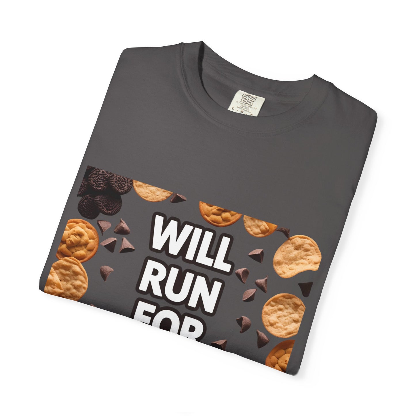 Playful Snack Lover T-Shirt, Will Run For Snacks Tee, Funny Foodie Gift, Quirky Casual Wear, Comfortable Unisex Apparel