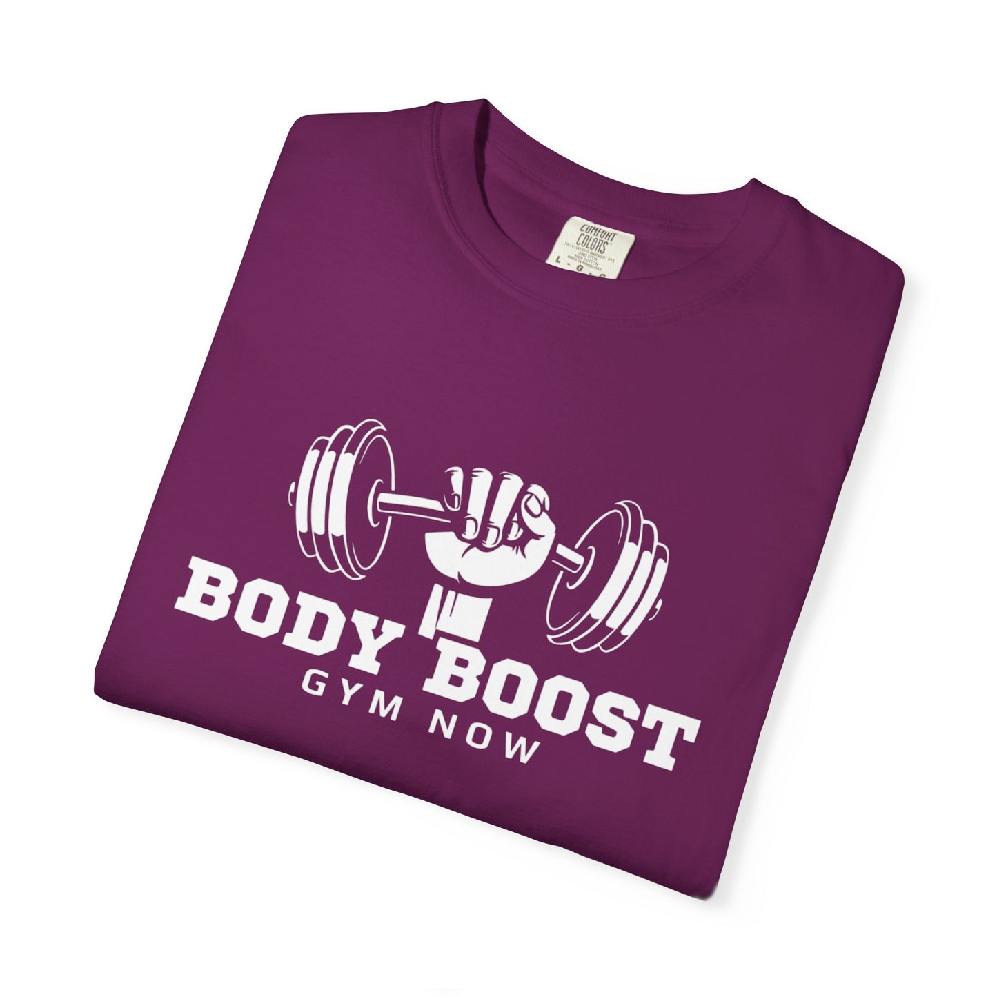 Body Boost Gym T-shirt, Workout Tee, Fitness Apparel, Gift for Gym Lovers, Motivational Shirt, Unisex Activewear