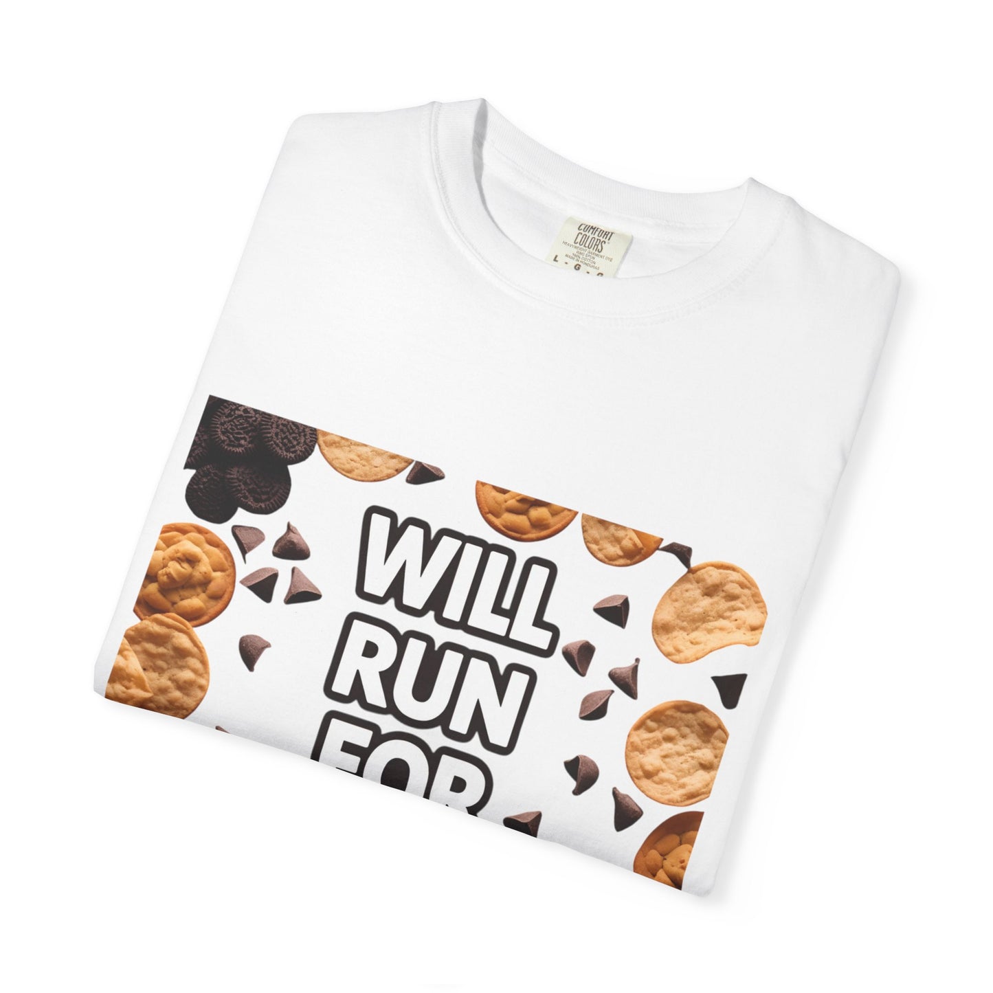 Playful Snack Lover T-Shirt, Will Run For Snacks Tee, Funny Foodie Gift, Quirky Casual Wear, Comfortable Unisex Apparel
