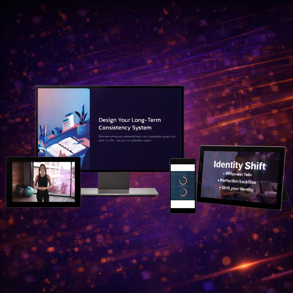 THE CONSISTENCY CODE: HOW TO MASTER DIET & EXERCISE FOR LIFE Course