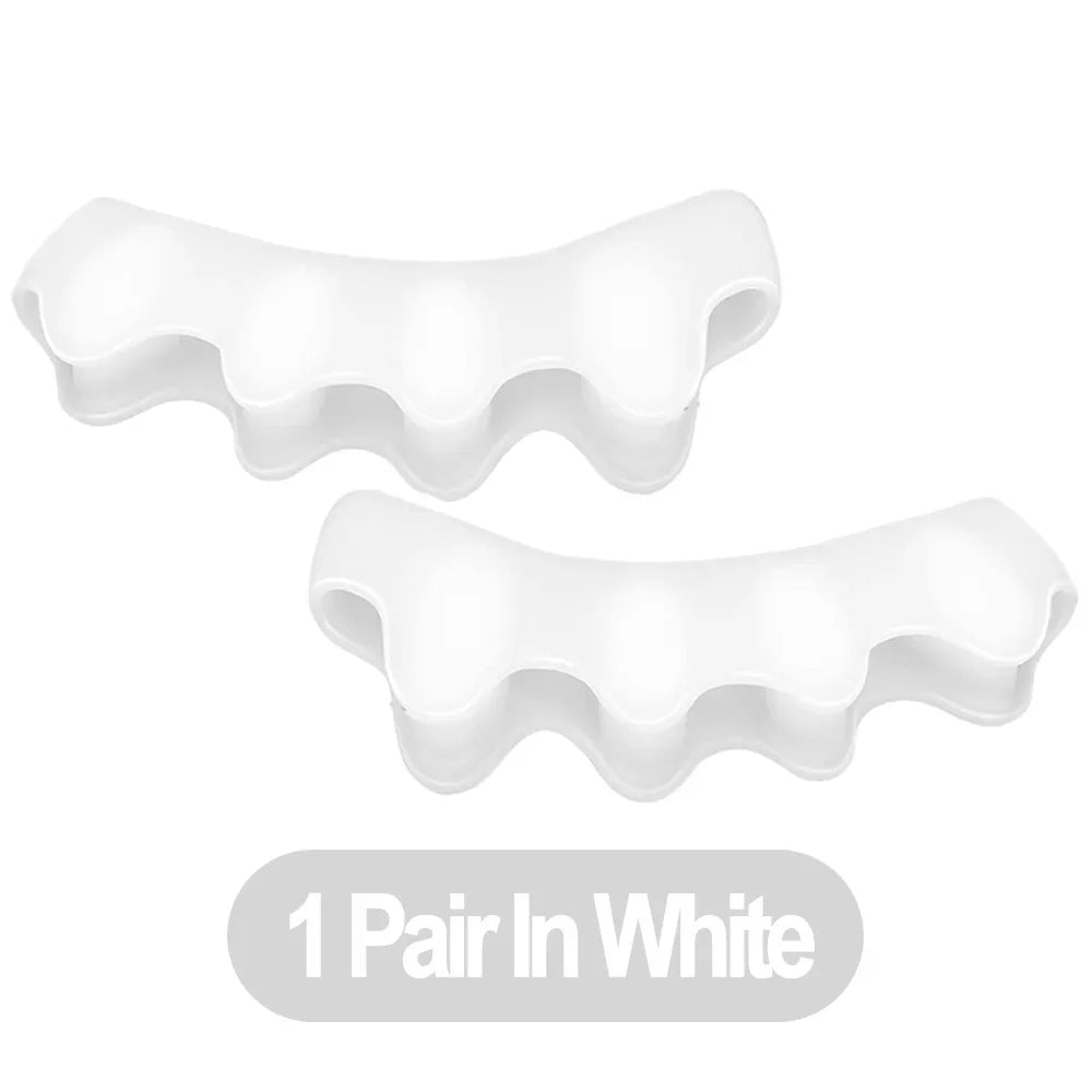 Toe Separator | Doctor Recommended | Correct Foot and Bunion Pain, Plantar Fasciitis, Toe Straightener to Improve Functional Mobility Diet and Exercise
