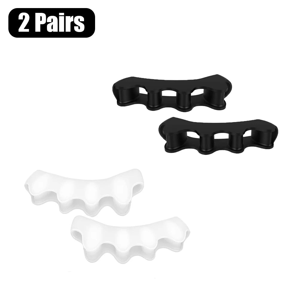 Toe Separator | Doctor Recommended | Correct Foot and Bunion Pain, Plantar Fasciitis, Toe Straightener to Improve Functional Mobility Diet and Exercise