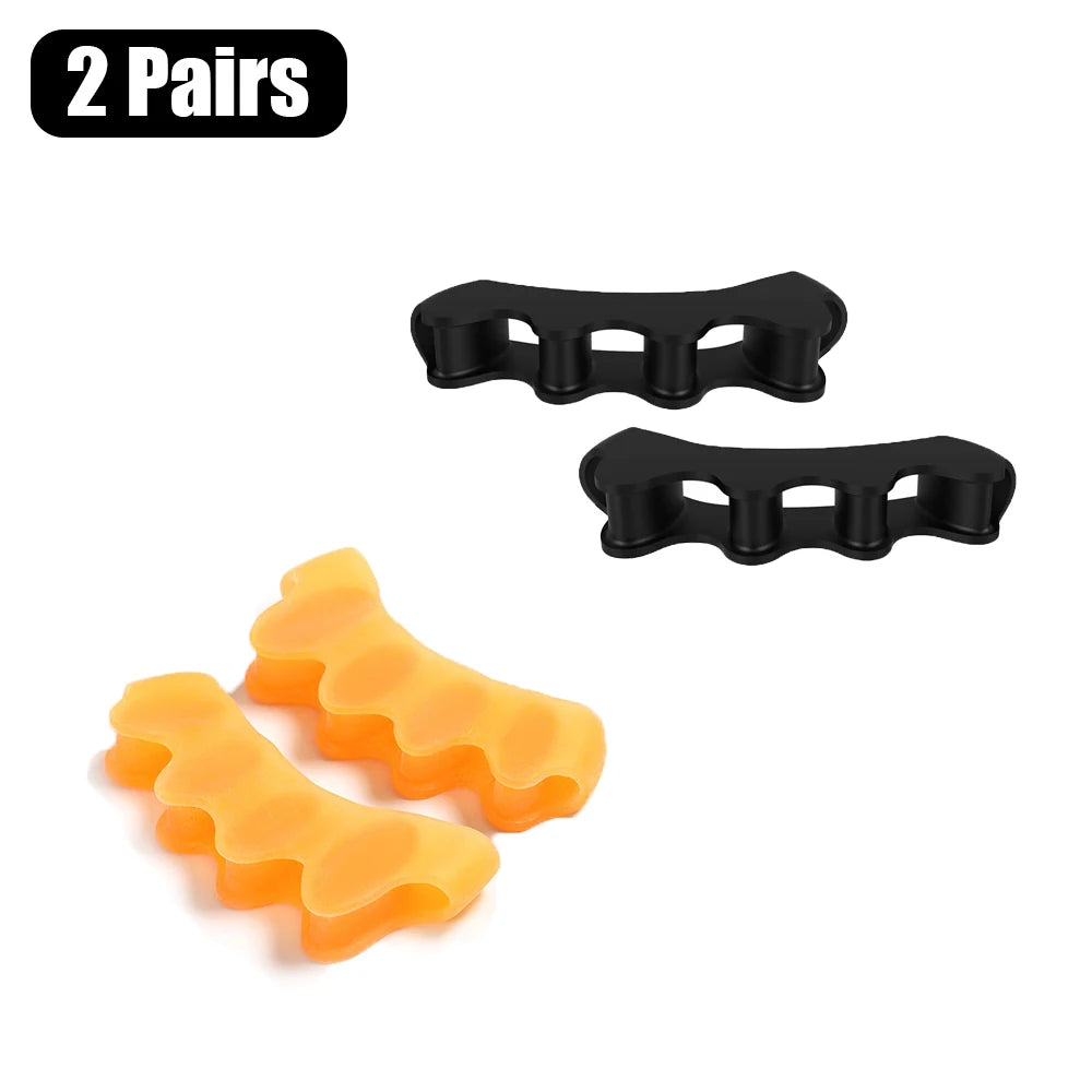 Toe Separator | Doctor Recommended | Correct Foot and Bunion Pain, Plantar Fasciitis, Toe Straightener to Improve Functional Mobility Diet and Exercise
