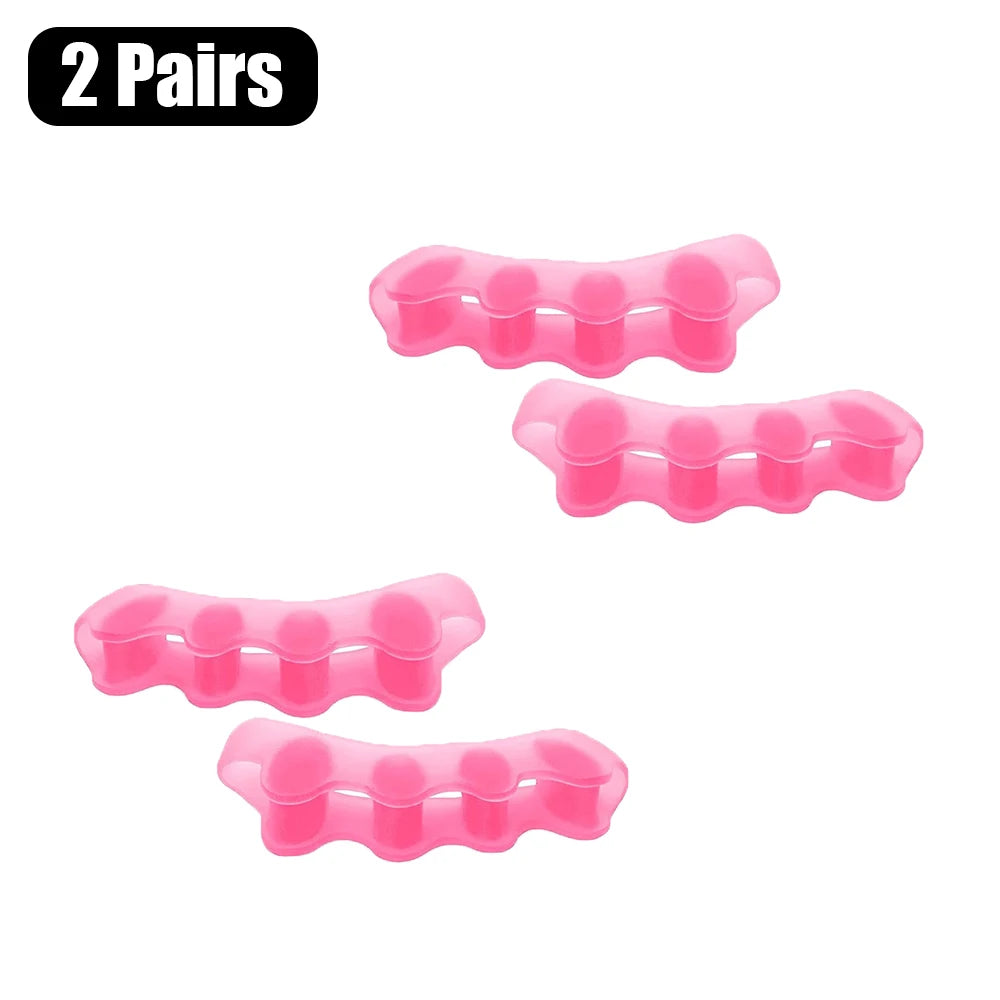 Toe Separator | Doctor Recommended | Correct Foot and Bunion Pain, Plantar Fasciitis, Toe Straightener to Improve Functional Mobility Diet and Exercise