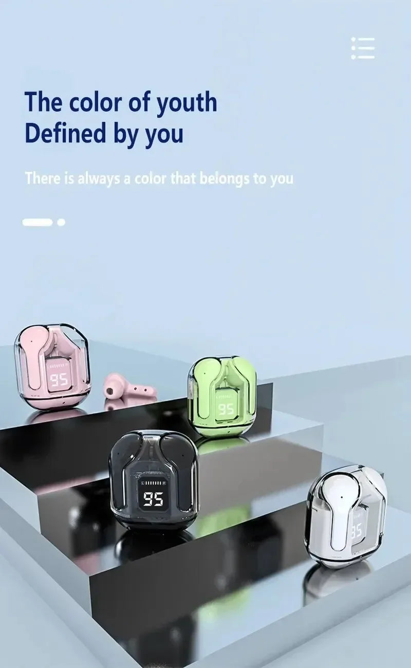 Wireless Bluetooth Earbuds | Aesthetic Earbuds in Pink, White, Green, Blue, Black | Gym Workout Headphones | Gift for Students, Athletes, Music Lovers Diet and Exercise