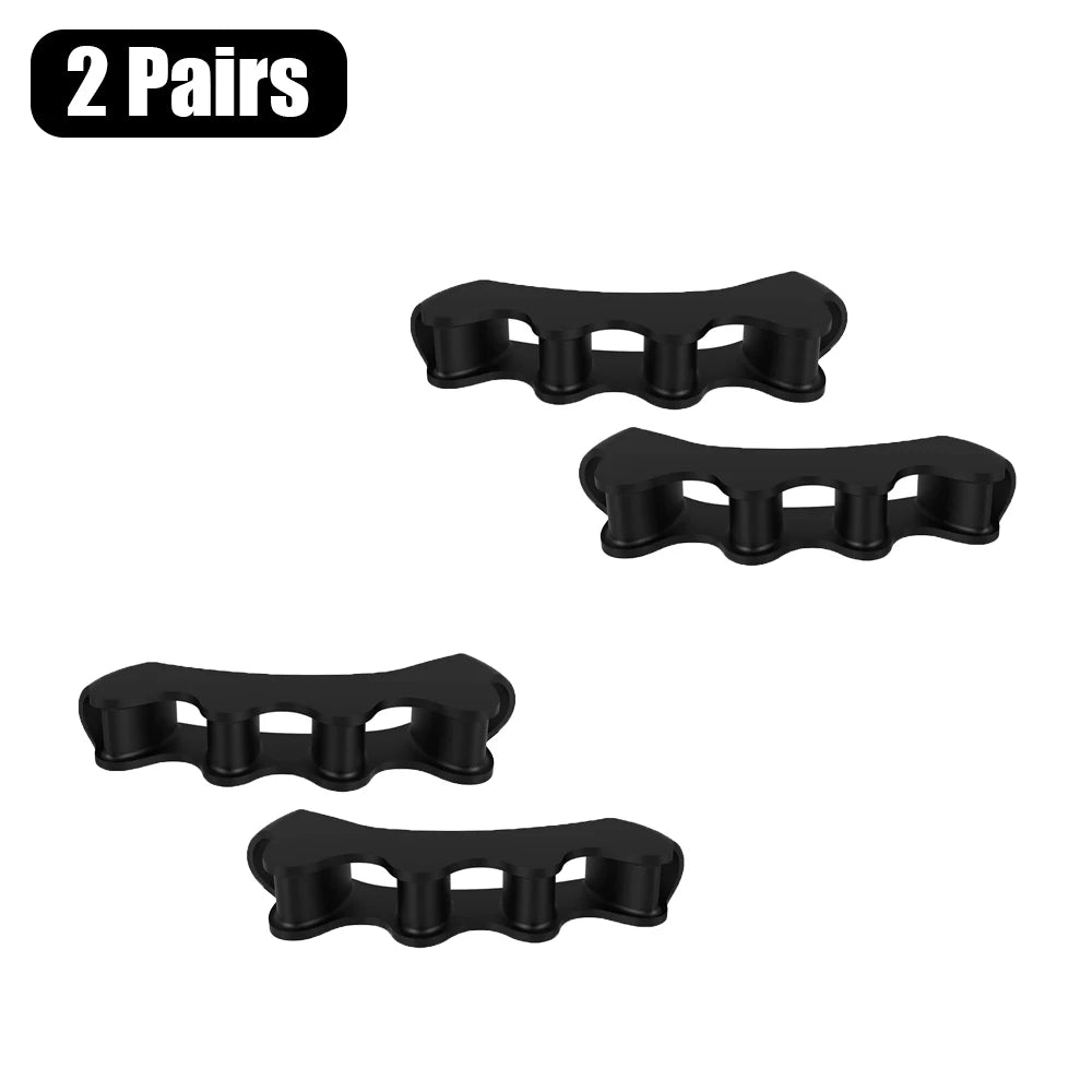 Toe Separator | Doctor Recommended | Correct Foot and Bunion Pain, Plantar Fasciitis, Toe Straightener to Improve Functional Mobility Diet and Exercise