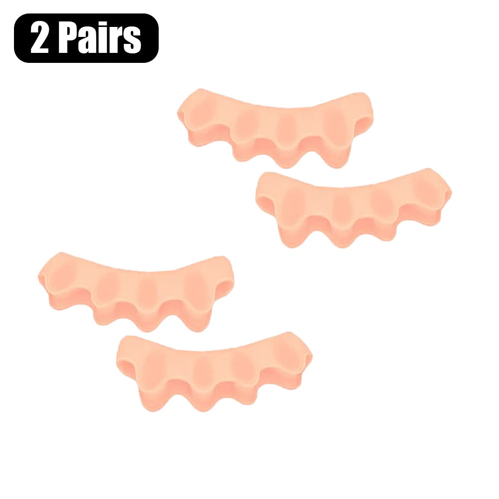 Toe Separator | Doctor Recommended | Correct Foot and Bunion Pain, Plantar Fasciitis, Toe Straightener to Improve Functional Mobility Diet and Exercise