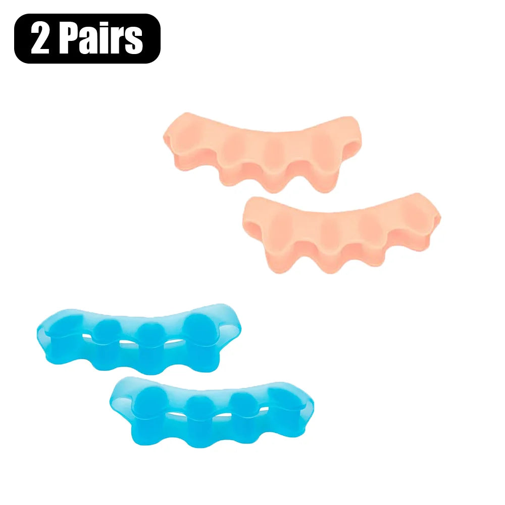 Toe Separator | Doctor Recommended | Correct Foot and Bunion Pain, Plantar Fasciitis, Toe Straightener to Improve Functional Mobility Diet and Exercise