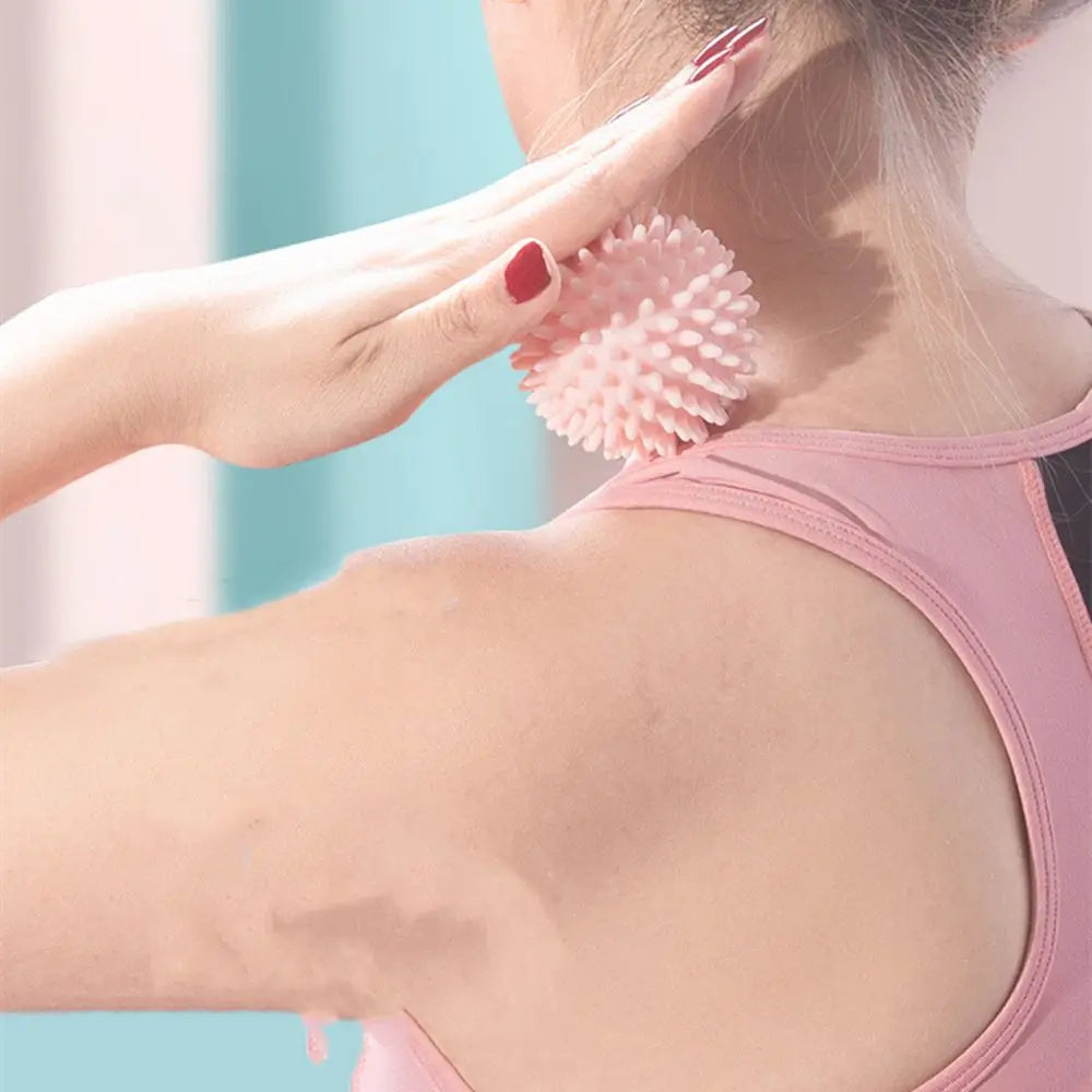 Spiky Massage Ball Exercise - Hand, Foot Pain Relief - Plantar Relievers - Muscle Soreness Relief | Gift To Wife Diet and Exercise