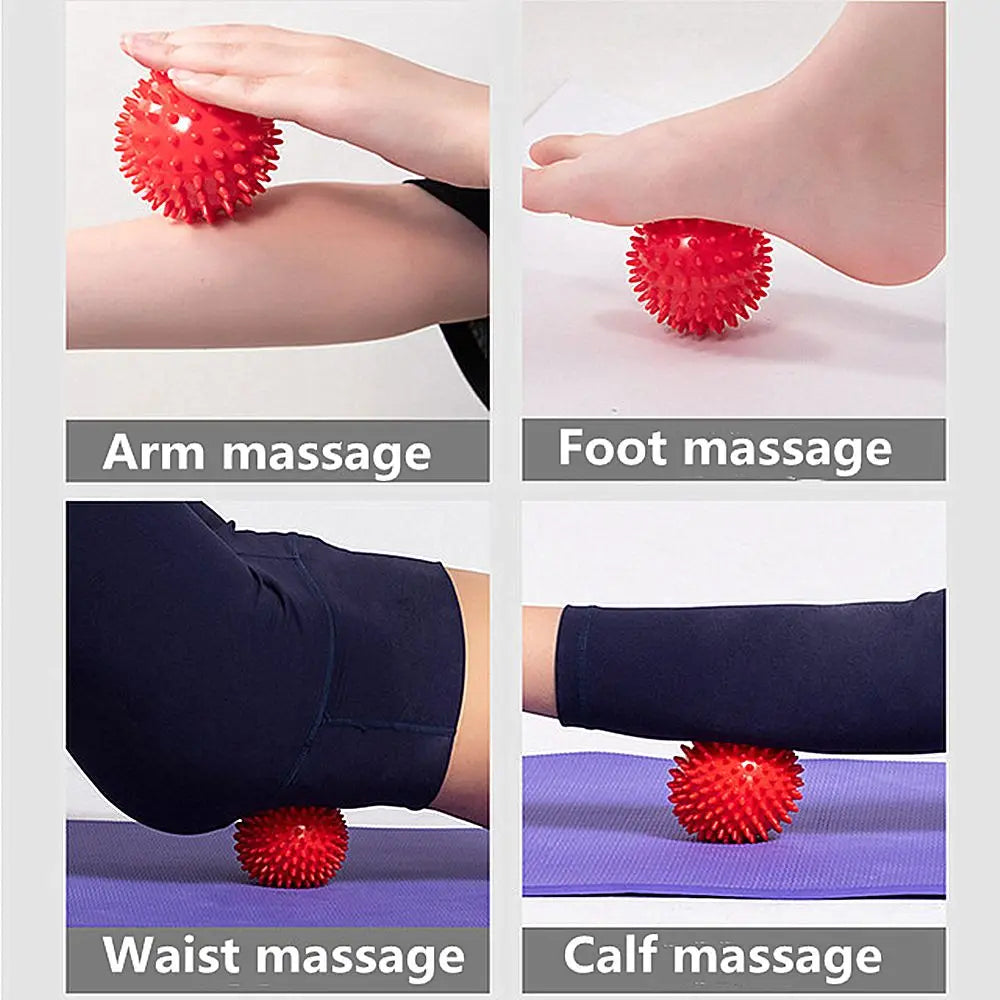Spiky Massage Ball Exercise - Hand, Foot Pain Relief - Plantar Relievers - Muscle Soreness Relief | Gift To Wife Diet and Exercise