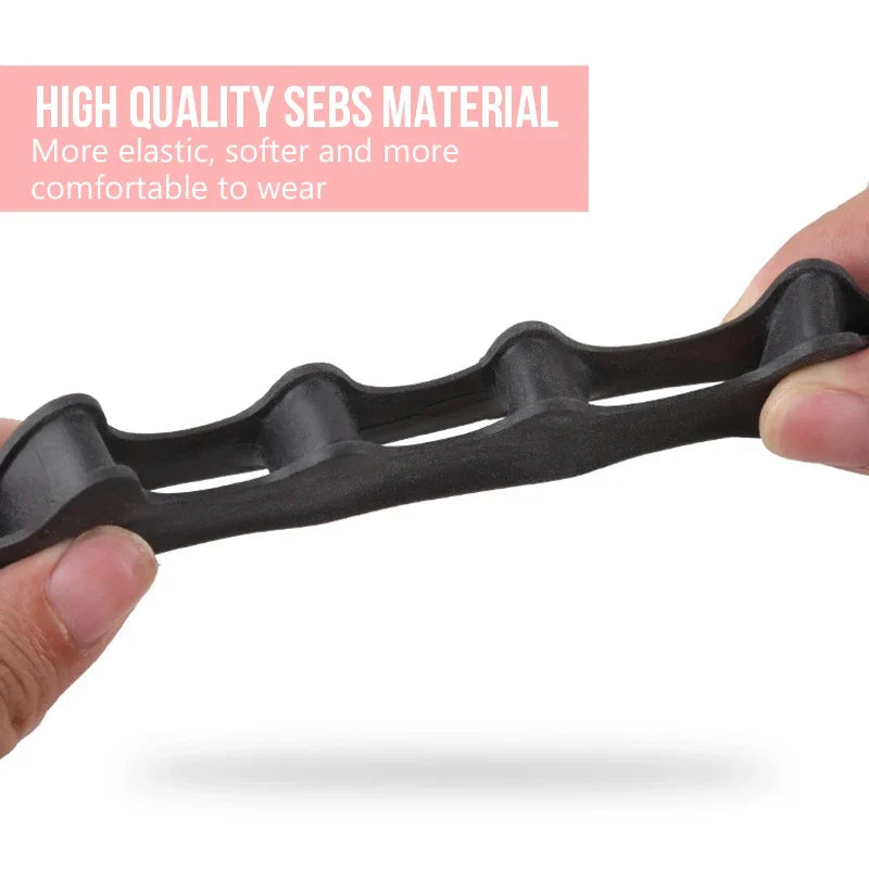 Toe Separator | Doctor Recommended | Correct Foot and Bunion Pain, Plantar Fasciitis, Toe Straightener to Improve Functional Mobility Diet and Exercise