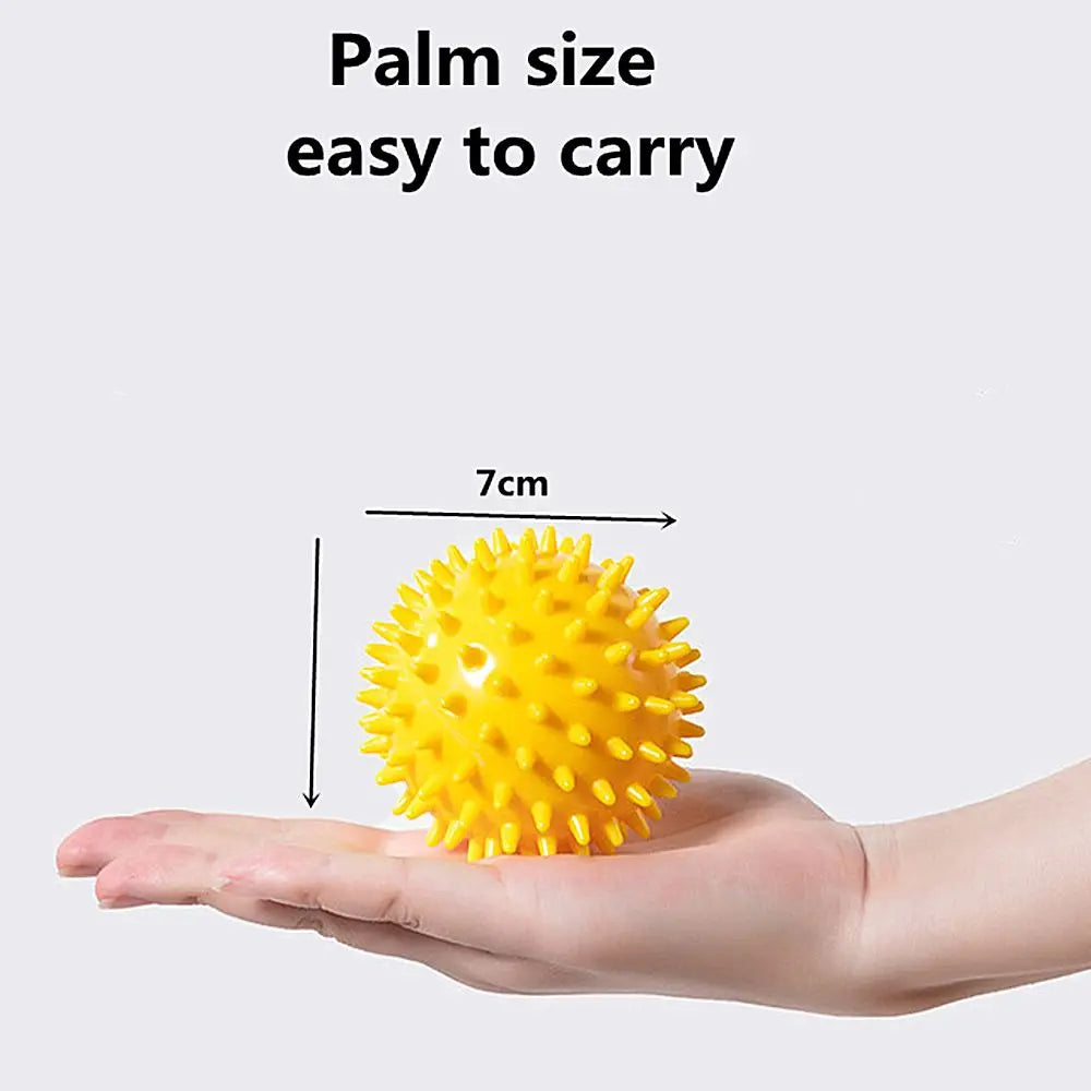 Spiky Massage Ball Exercise - Hand, Foot Pain Relief - Plantar Relievers - Muscle Soreness Relief | Gift To Wife Diet and Exercise