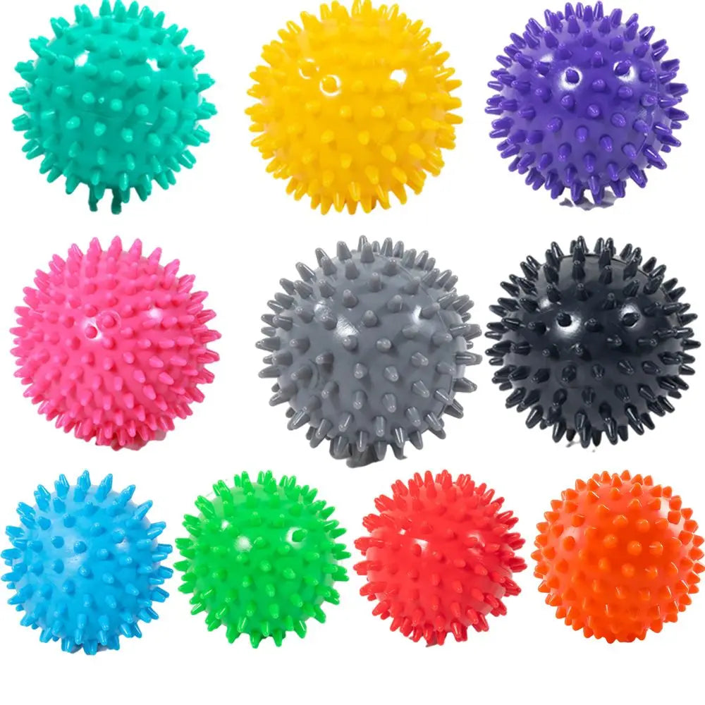 Spiky Massage Ball Exercise - Hand, Foot Pain Relief - Plantar Relievers - Muscle Soreness Relief | Gift To Wife Diet and Exercise